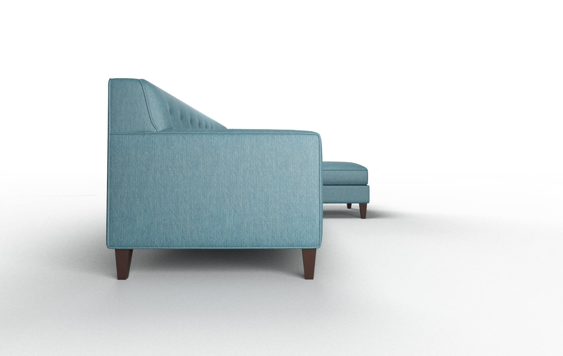 Harper Merit Peacock Panel espresso legs 3