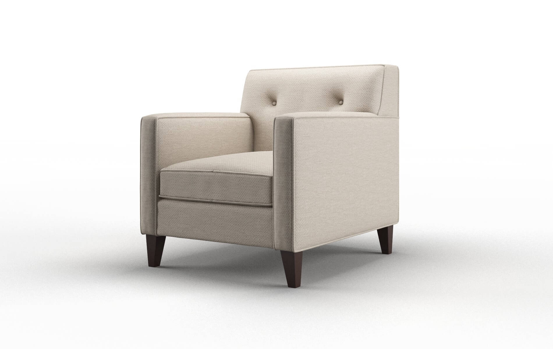 Harper Naples Almond Chair espresso legs 4