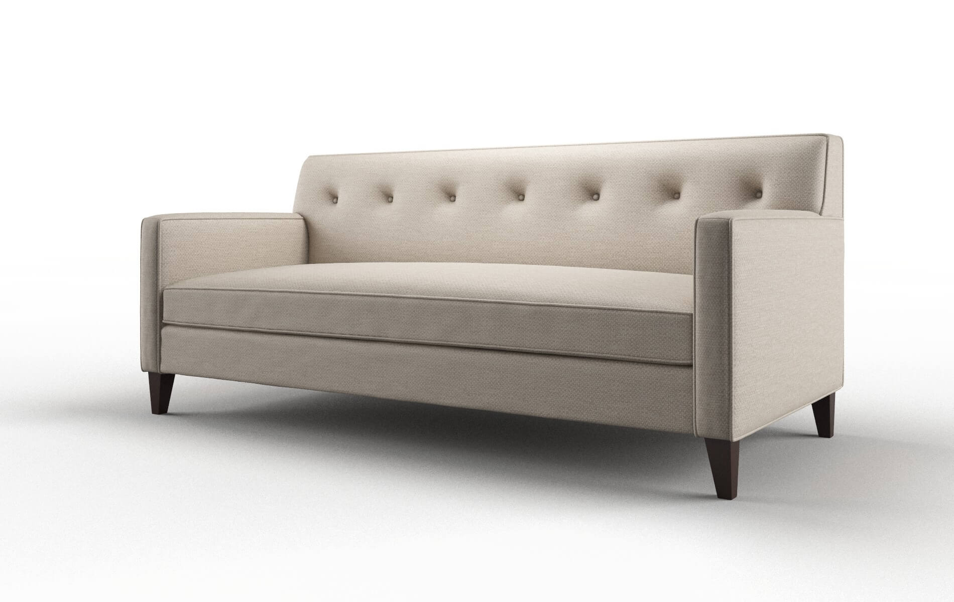 Harper Naples Almond Sofa espresso legs 4