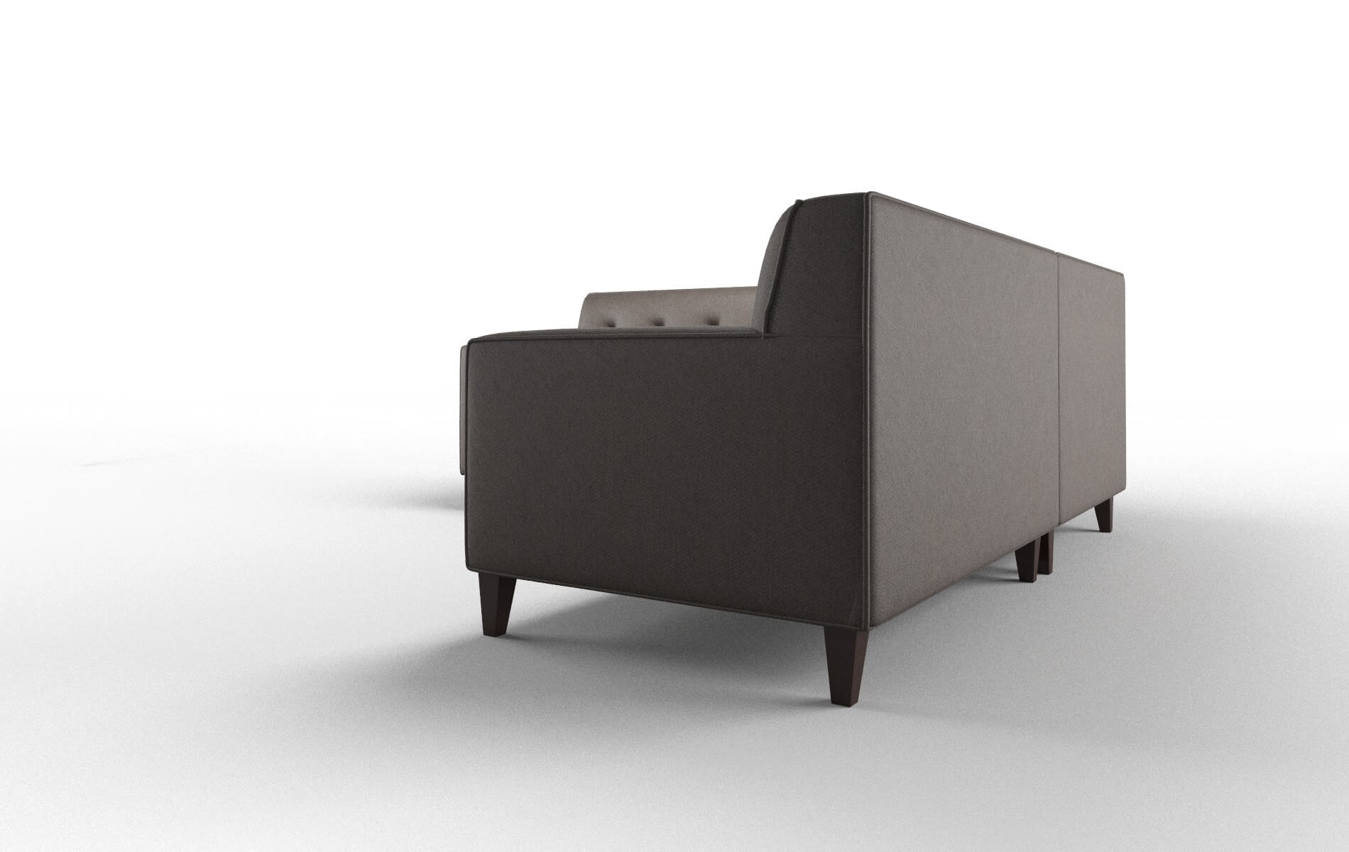 Harper Naples Graphite Sectional espresso legs 4