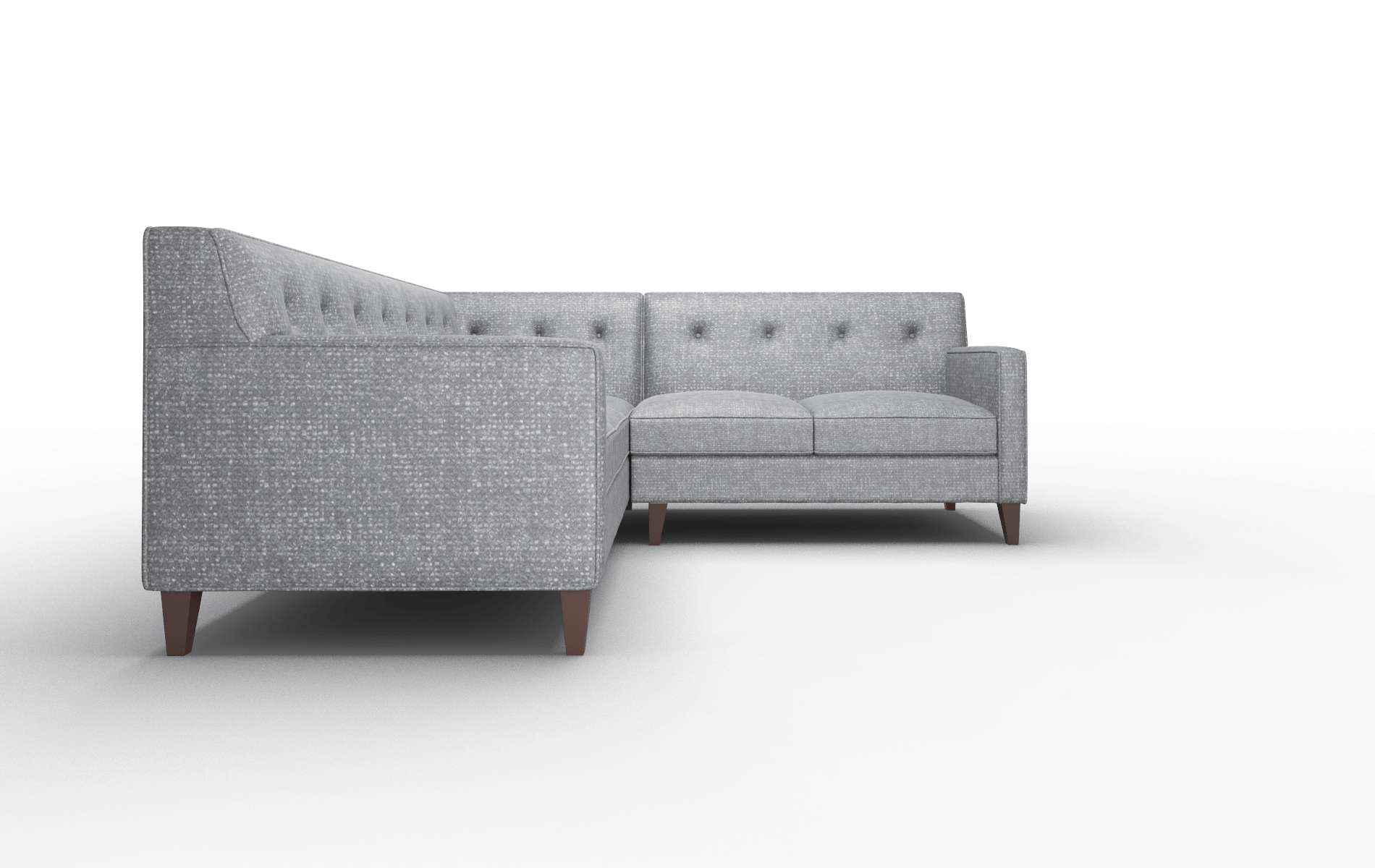Harper Notion Graphite Sectional espresso legs 2