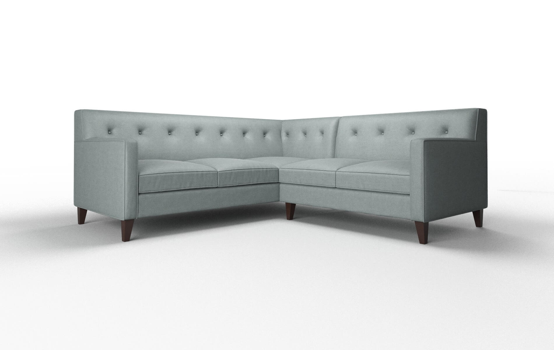 Harper Oakley Baltic Sectional espresso legs 1