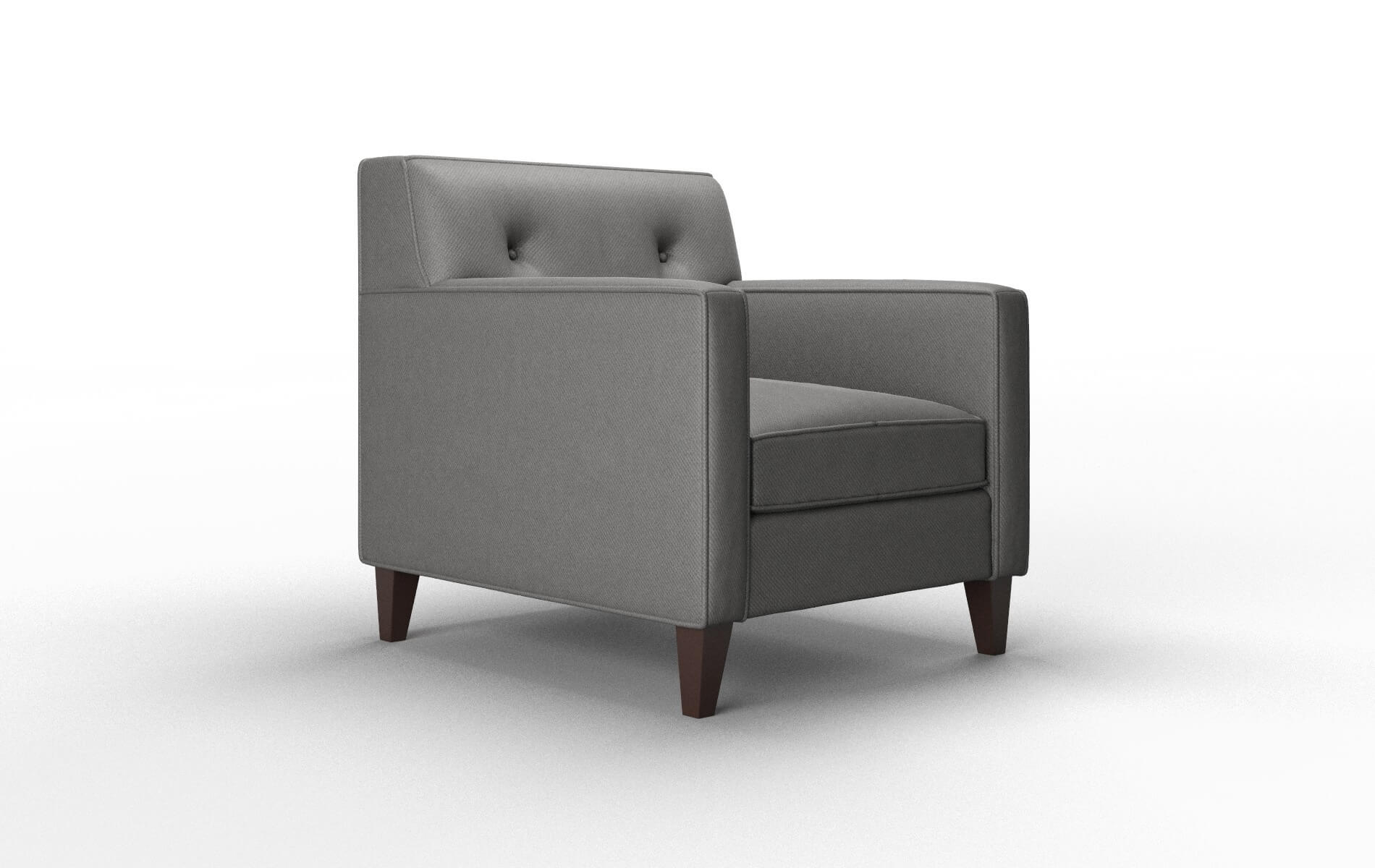 Harper Oakley Charcoal Chair espresso legs 2