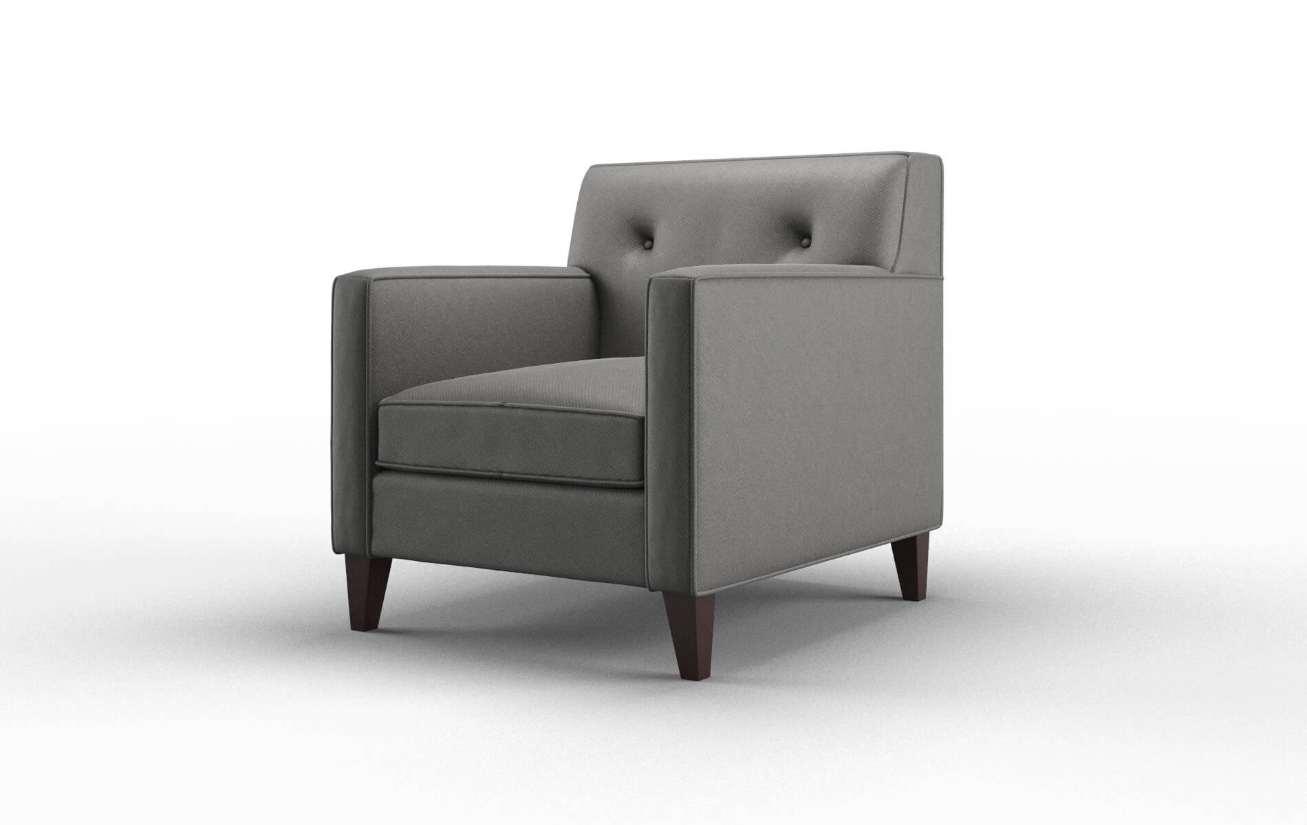 Harper Oakley Charcoal Chair espresso legs 4