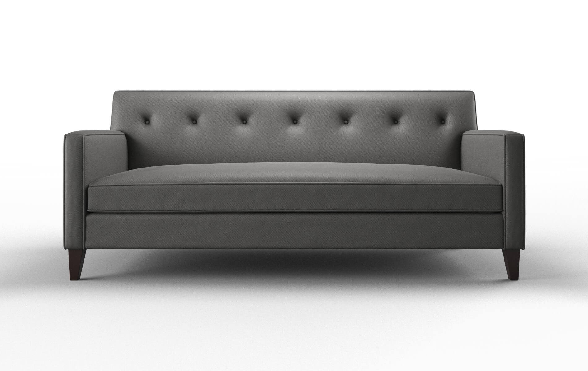 Harper Oakley Charcoal Sofa espresso legs 1