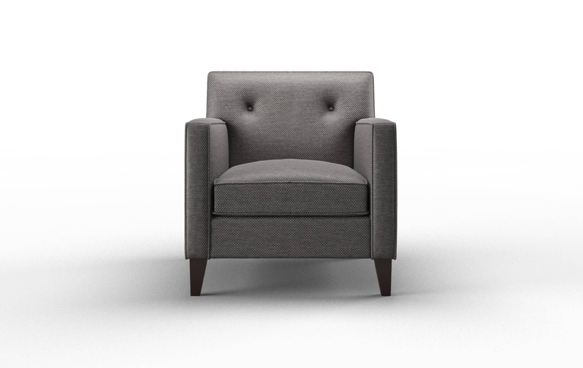 Harper Oscar Charcoal Chair espresso legs 1