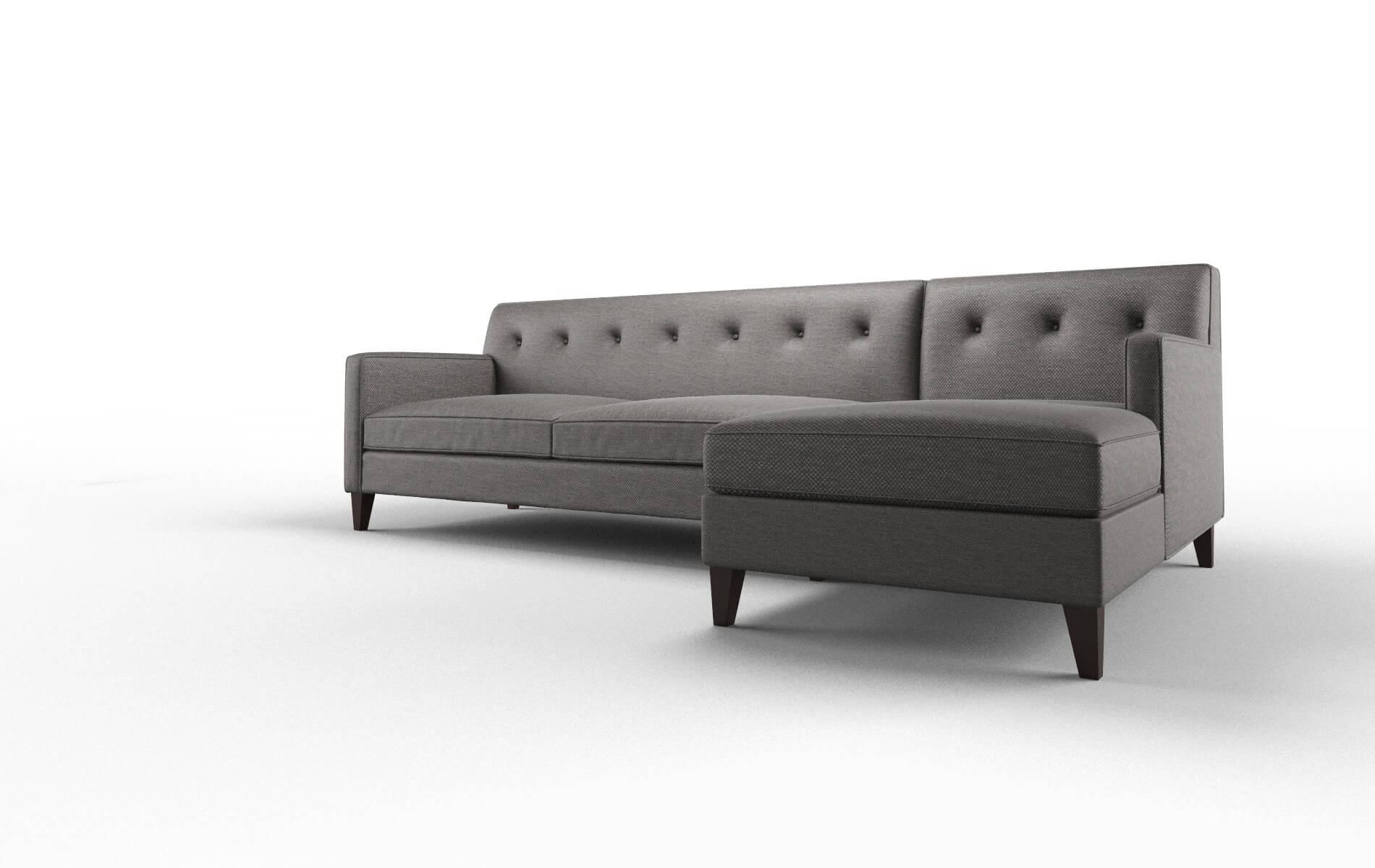 Harper Oscar Charcoal Panel espresso legs 4