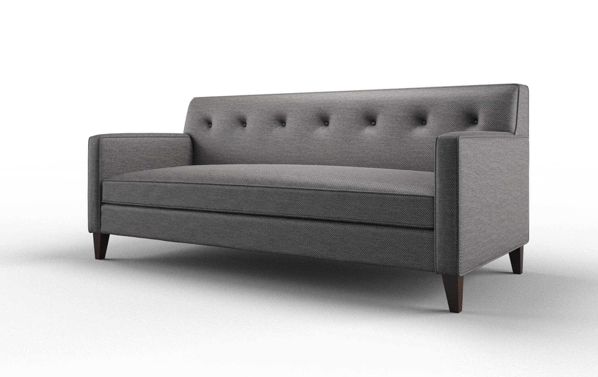 Harper Oscar Charcoal Sofa espresso legs 4