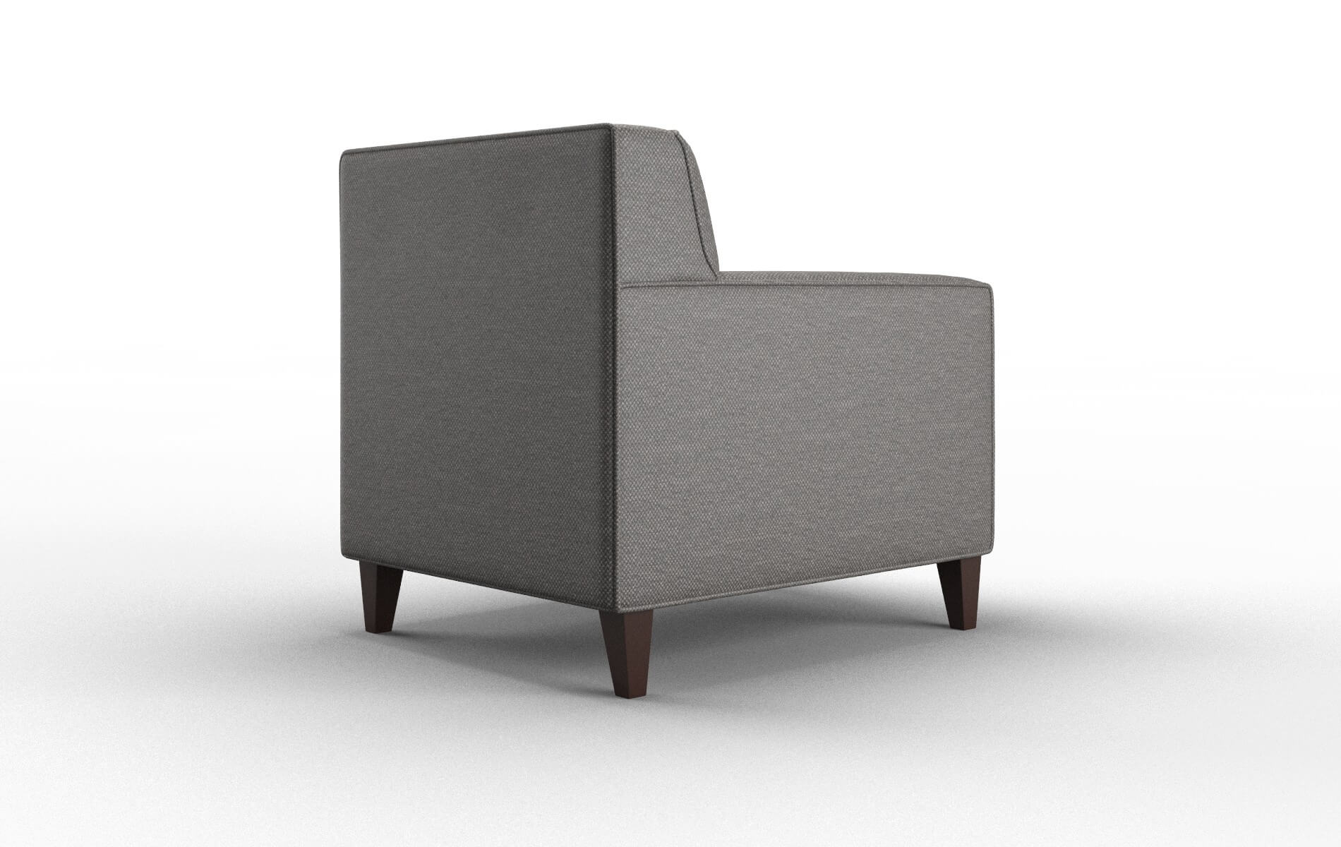 Harper Oscar Grey Chair espresso legs 5