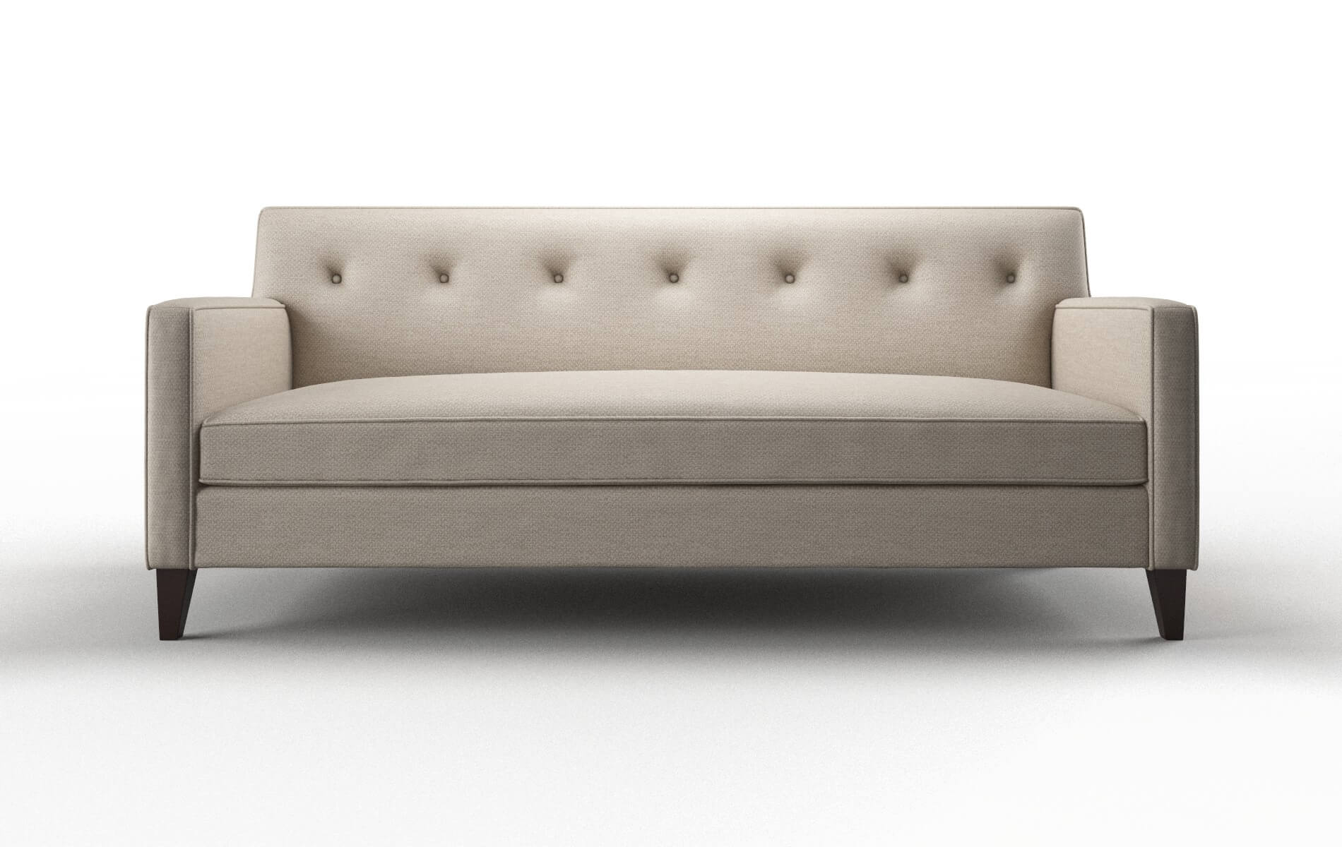 Harper Oscar Linen Sofa espresso legs 1