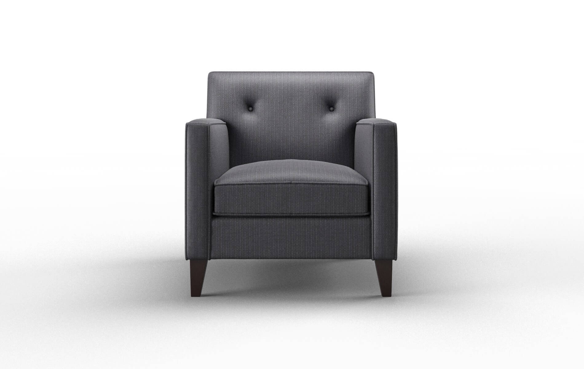 Harper Parker Charcoal Chair espresso legs 1