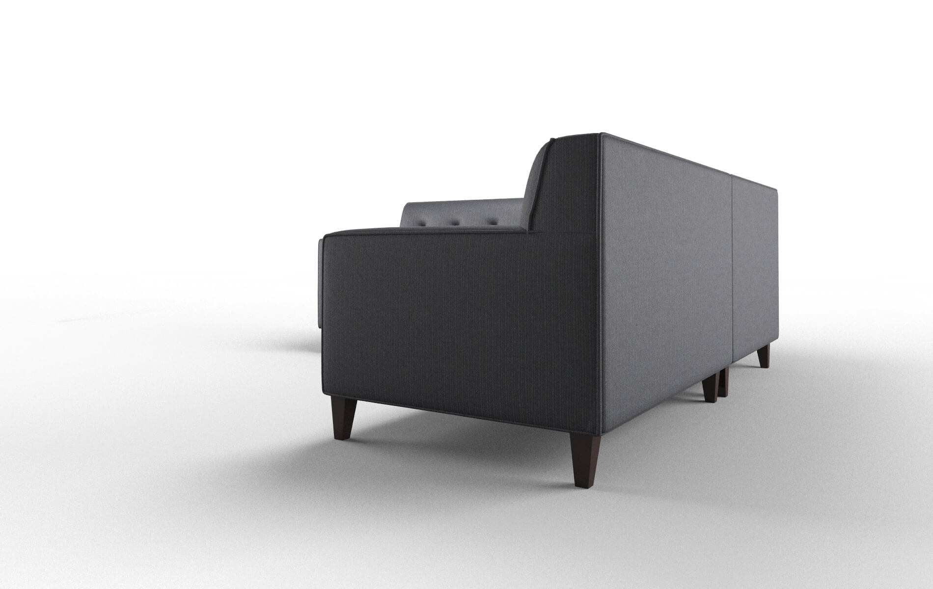 Harper Parker Midnight Sectional espresso legs 4