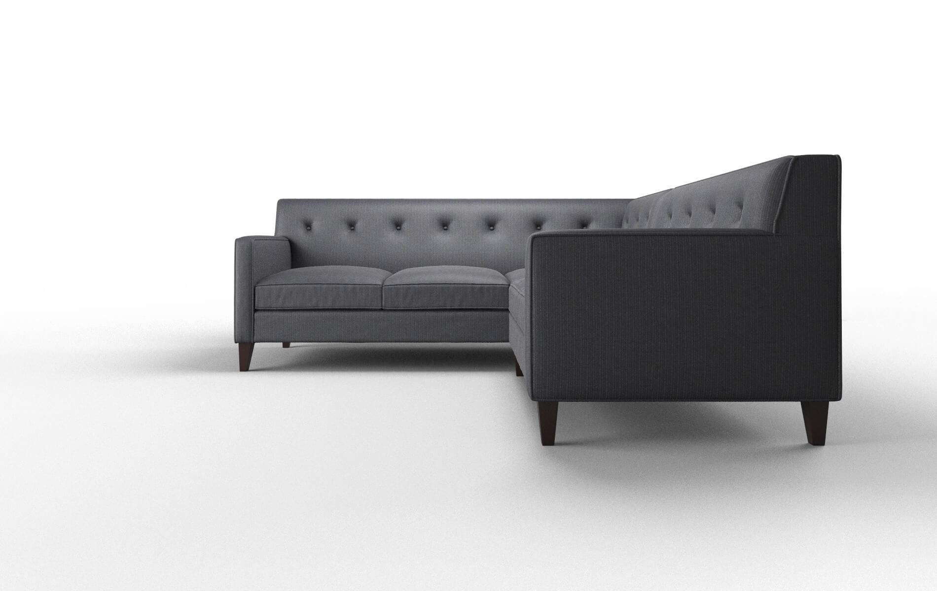 Harper Parker Midnight Sectional espresso legs 5