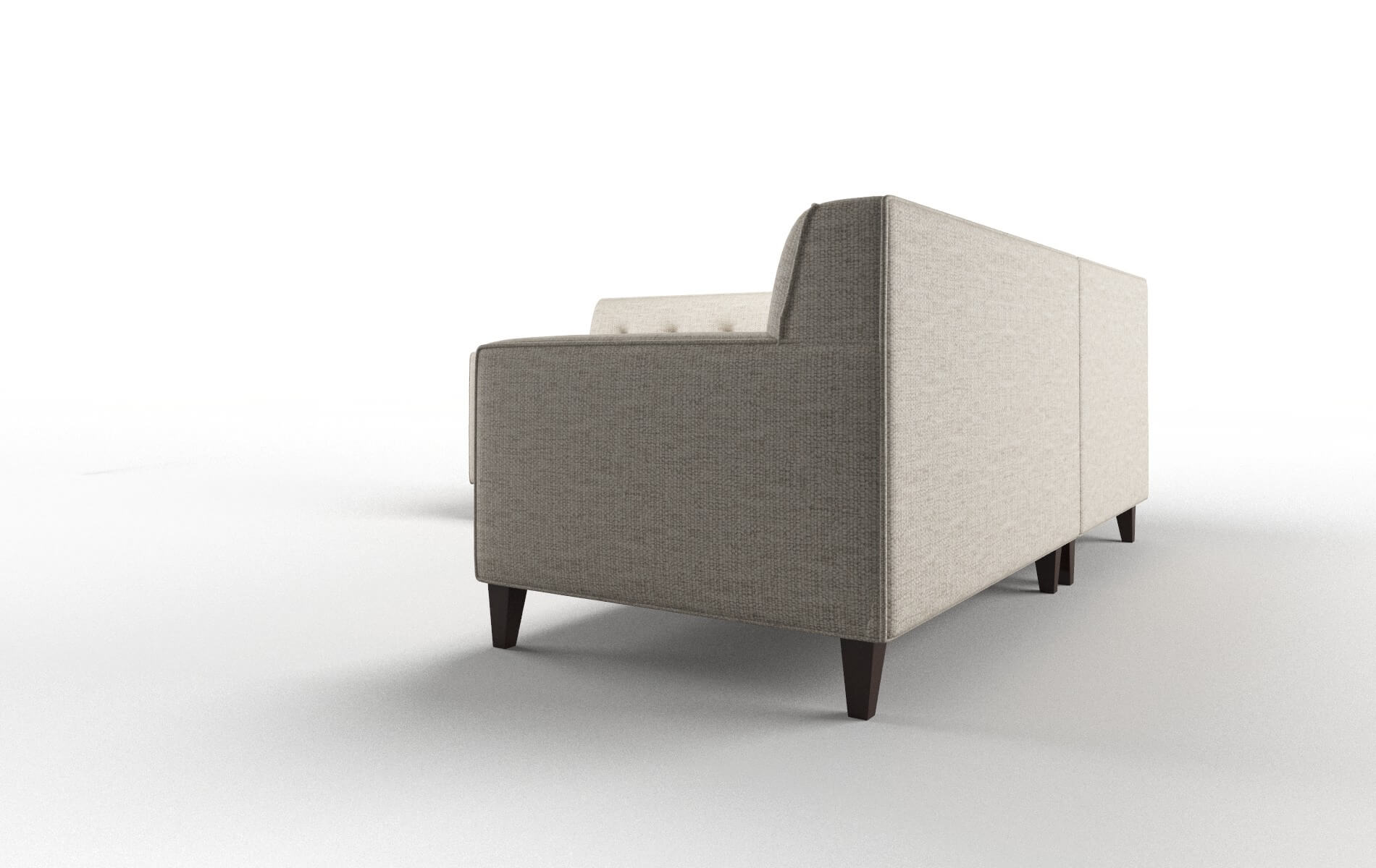 Harper Parker Wheat Sectional espresso legs 4