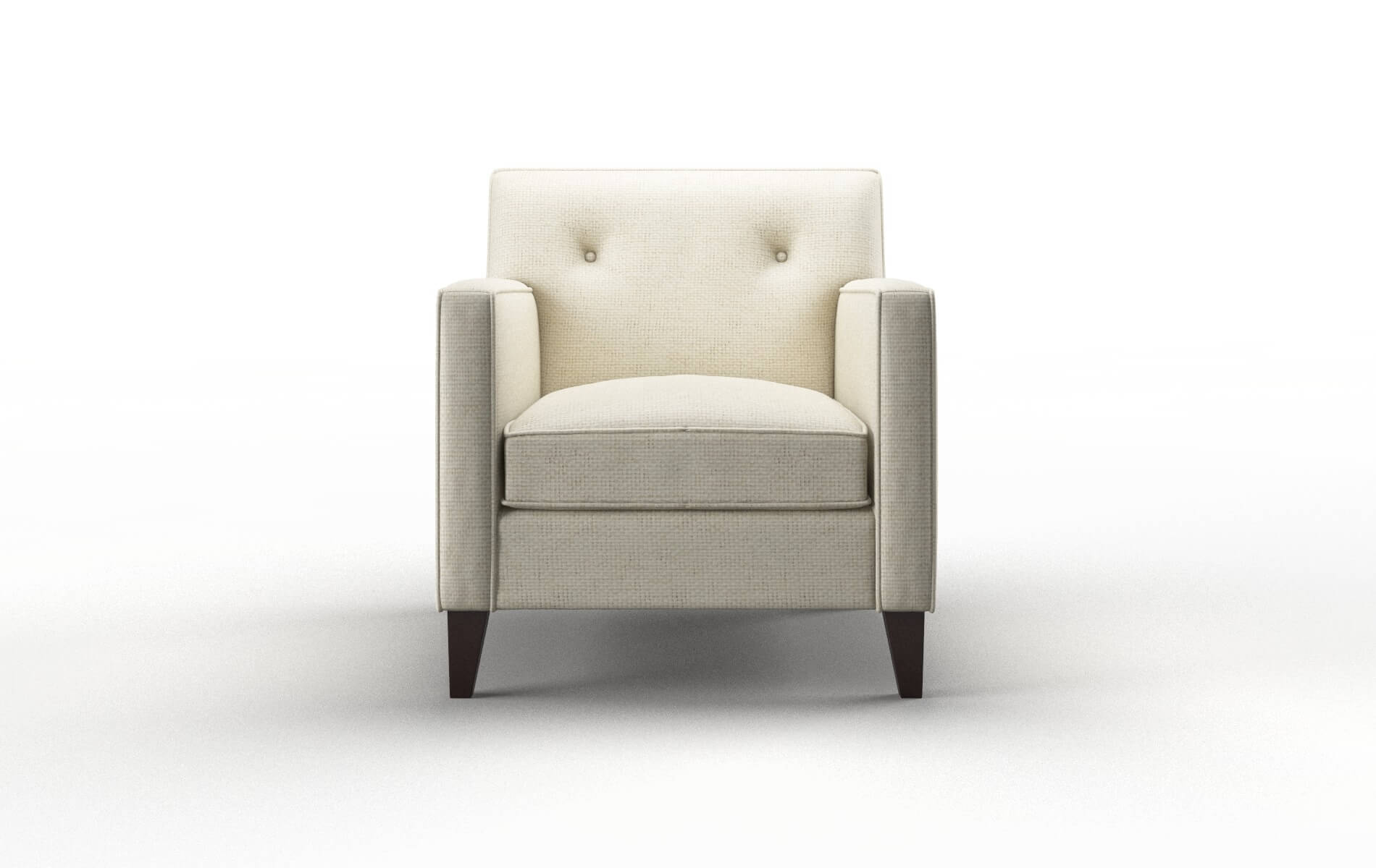 Harper Phoenix Ivory Chair espresso legs 1