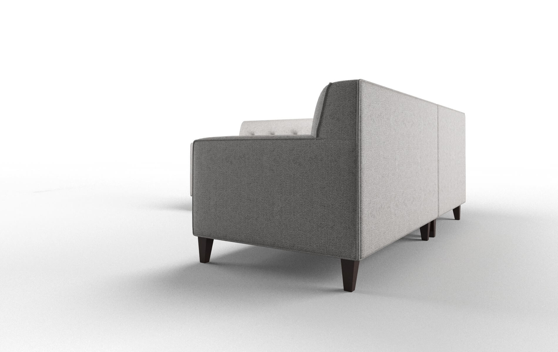 Harper Prime Ash Sectional espresso legs 4