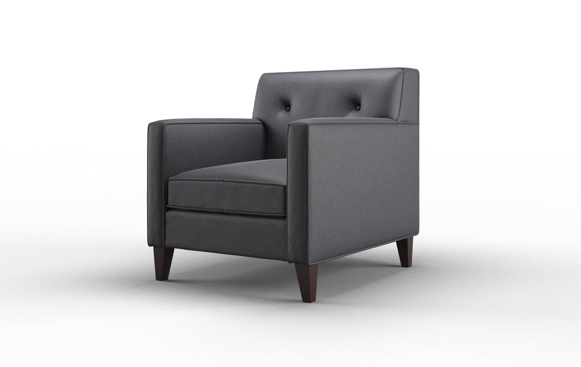 Harper Redondo Navy Chair espresso legs 4