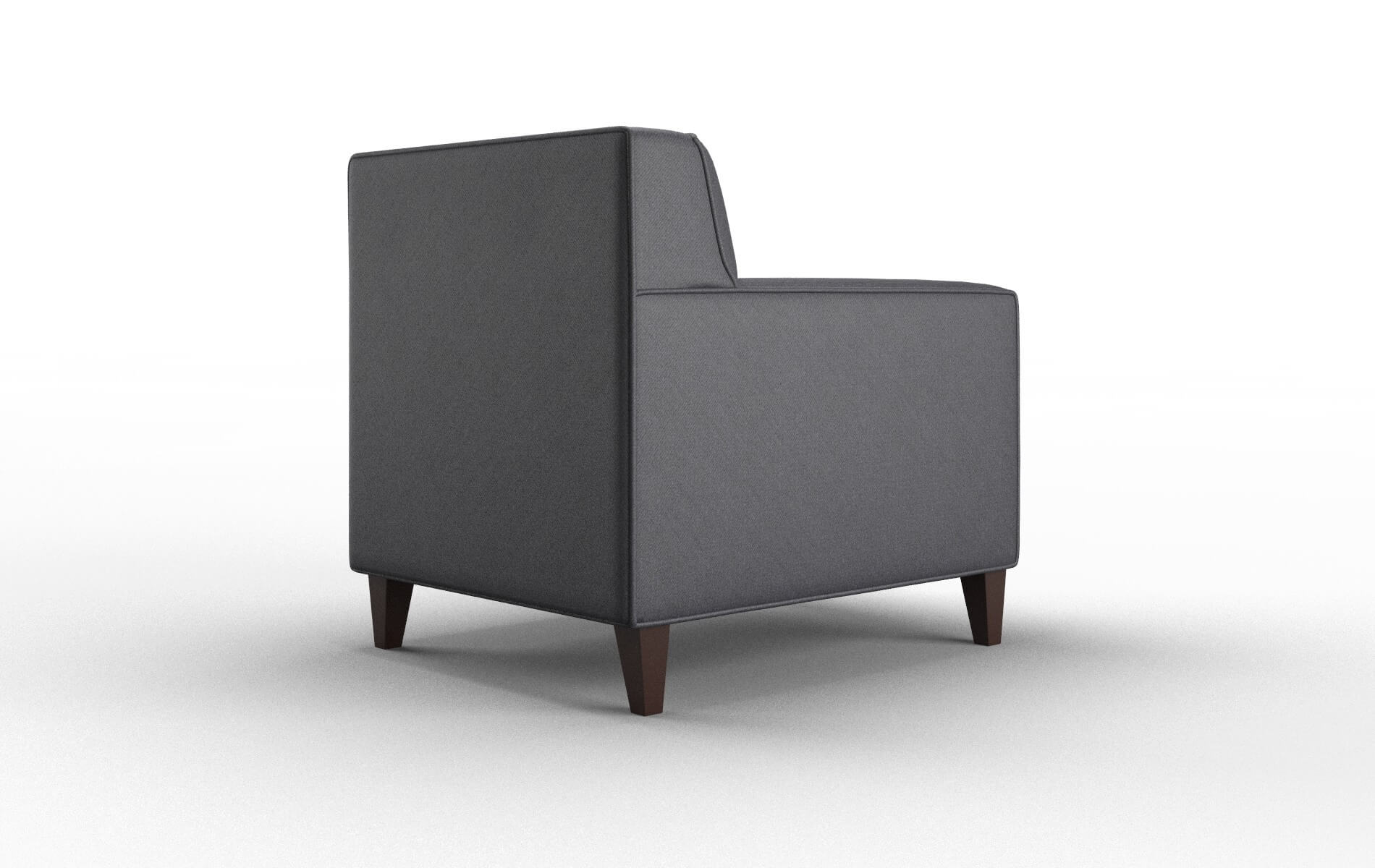 Harper Redondo Navy Chair espresso legs 5