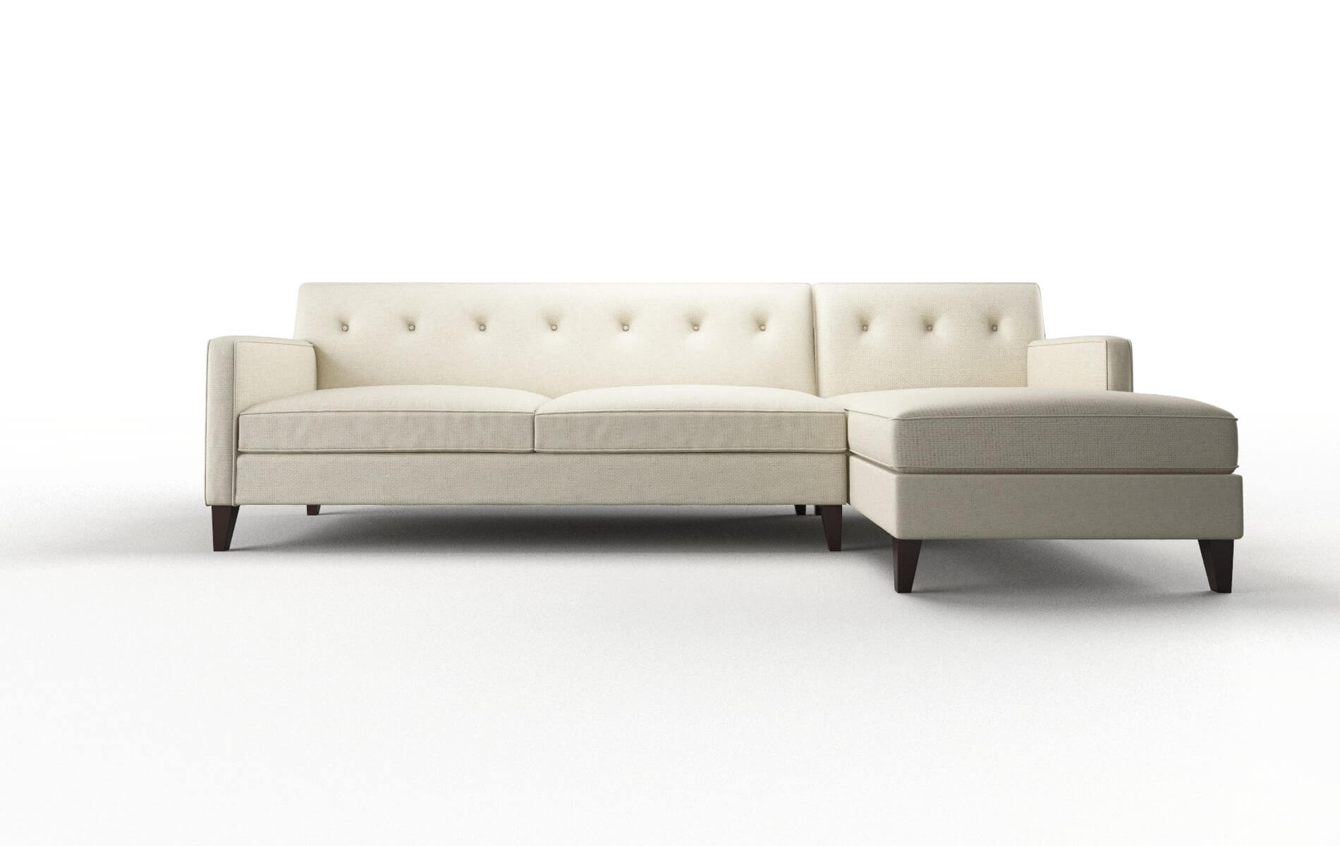 Harper Redondo Oyster Panel espresso legs