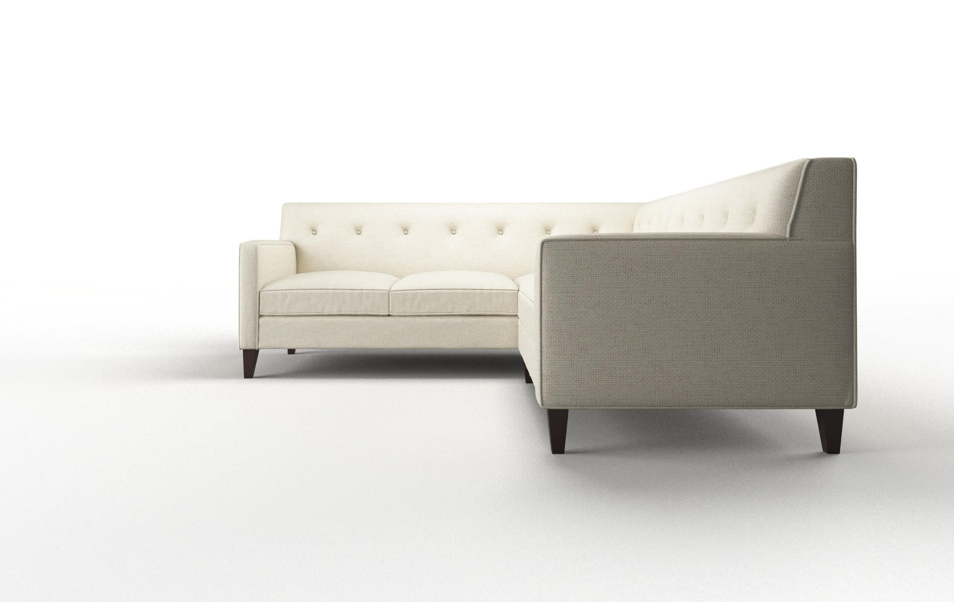 Harper Redondo Oyster Sectional espresso legs 5