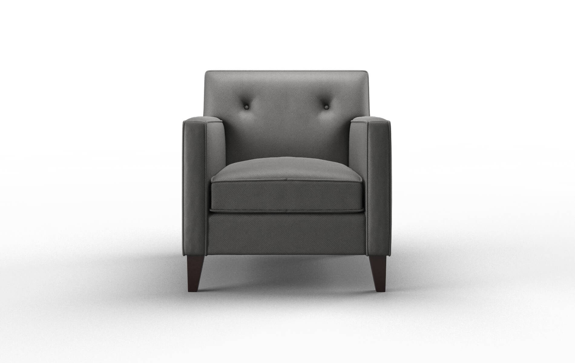 Harper Rocket charcoal Chair Espresso Legs  1