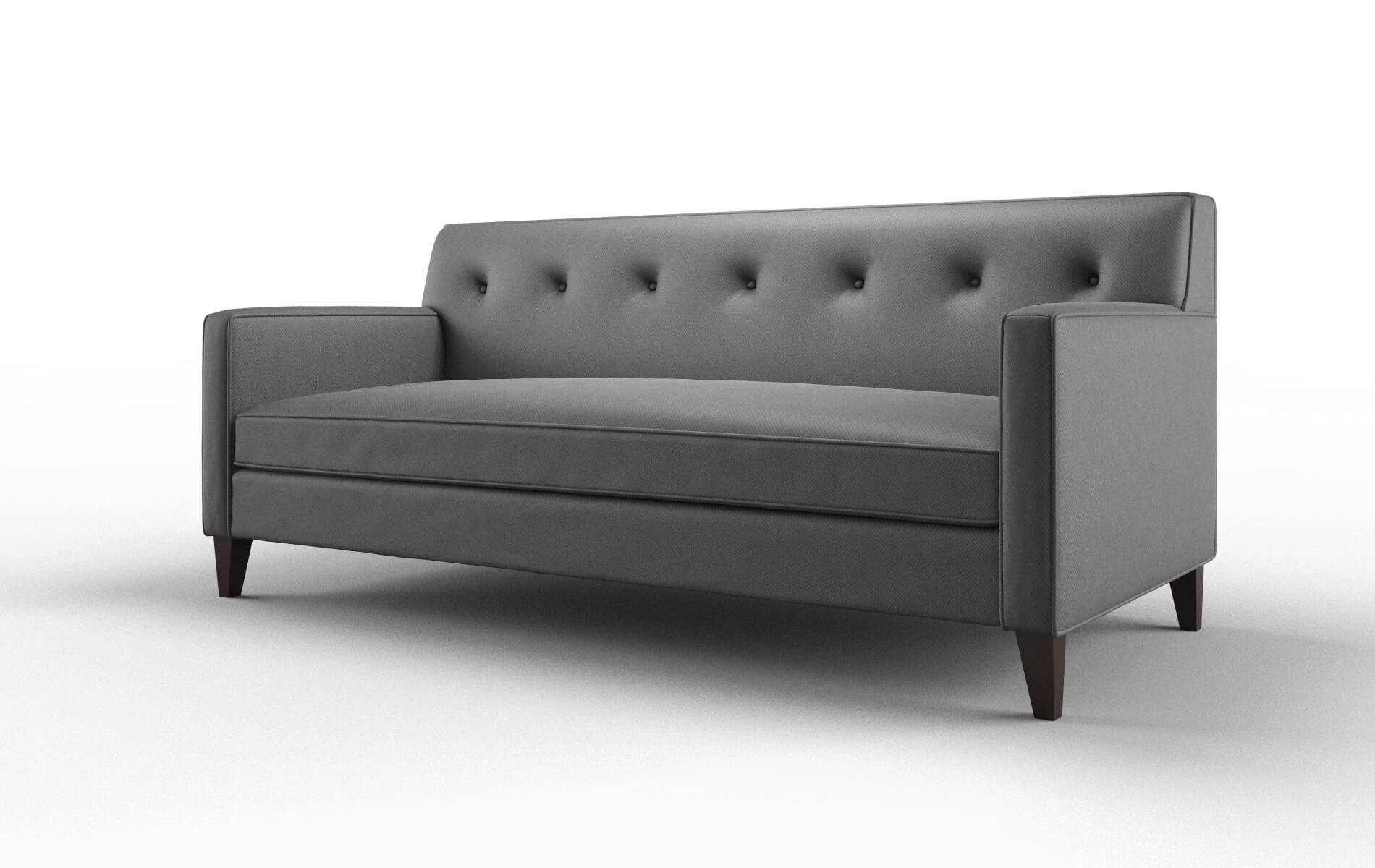 Harper Rocket Charcoal Sofa espresso legs 4