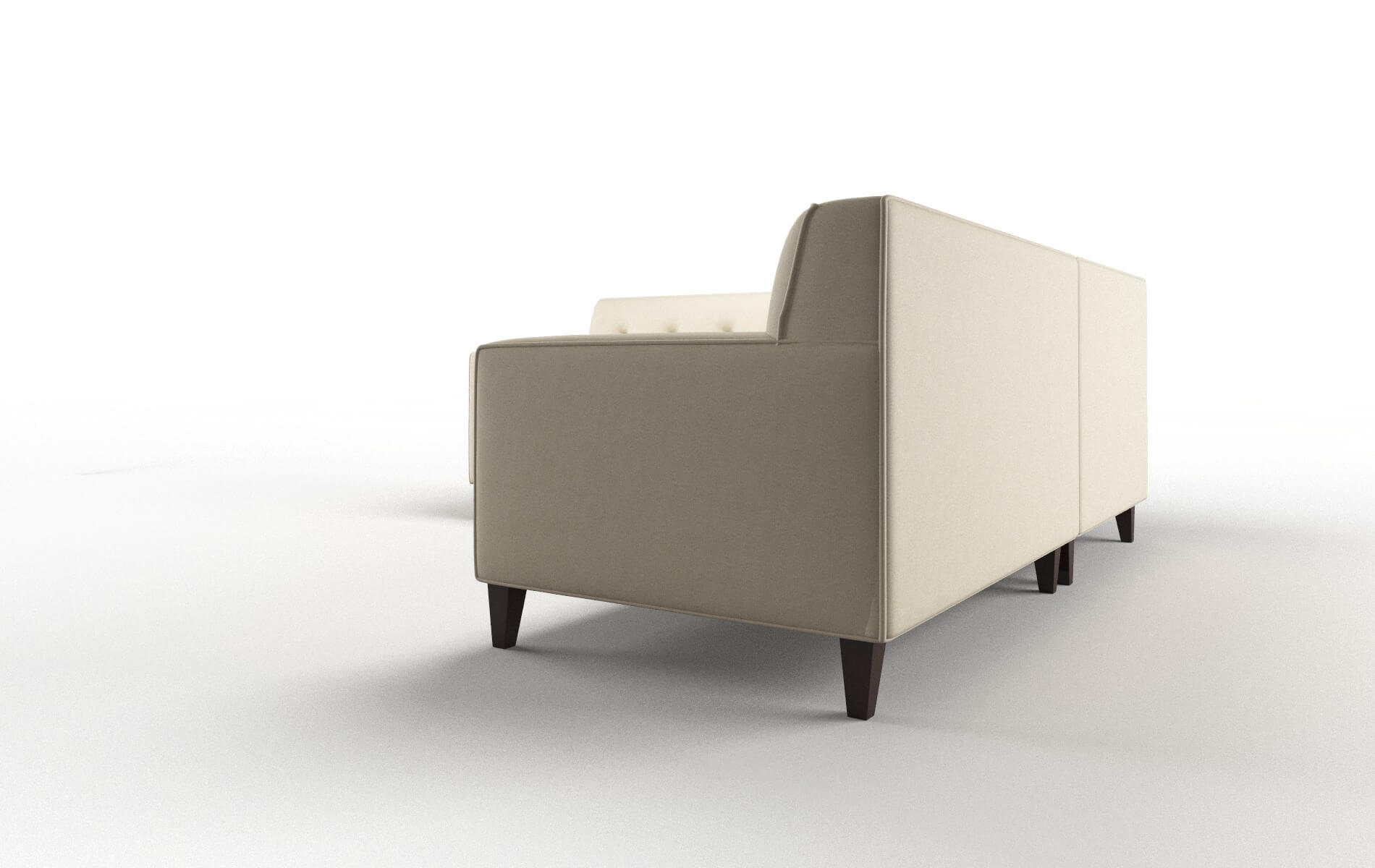 Harper Rocket Sand Sectional espresso legs 4