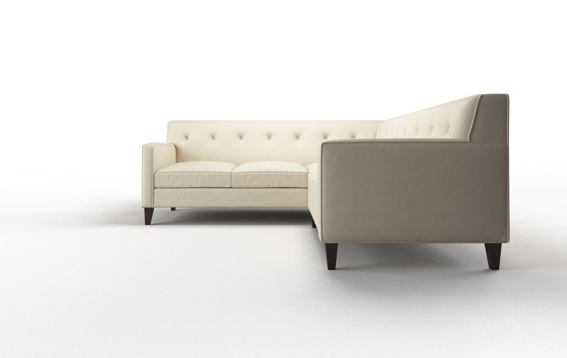 Harper Rocket Sand Sectional espresso legs 5