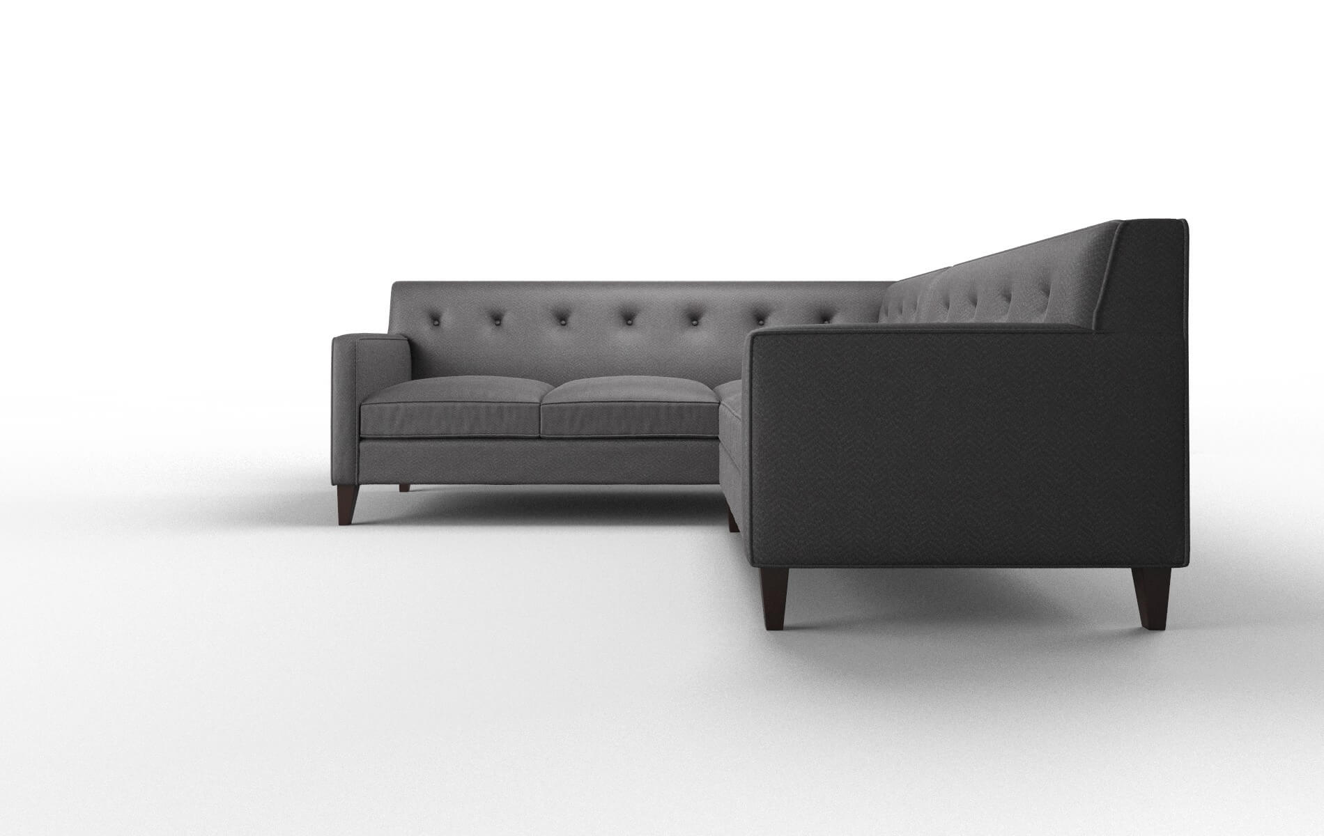 Harper Royale Eclipse Sectional espresso legs 5