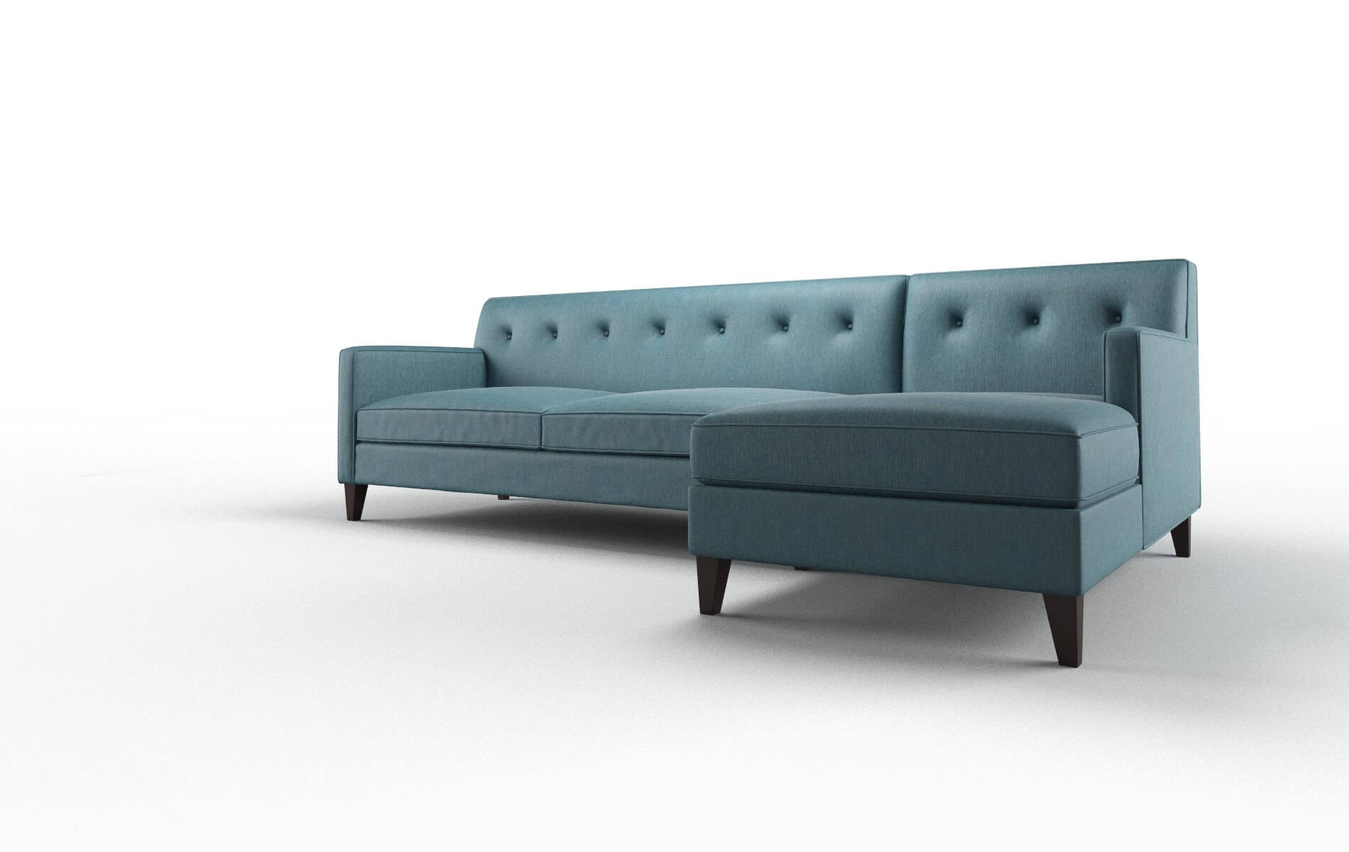 Harper Royale Electric_blue Panel espresso legs 4
