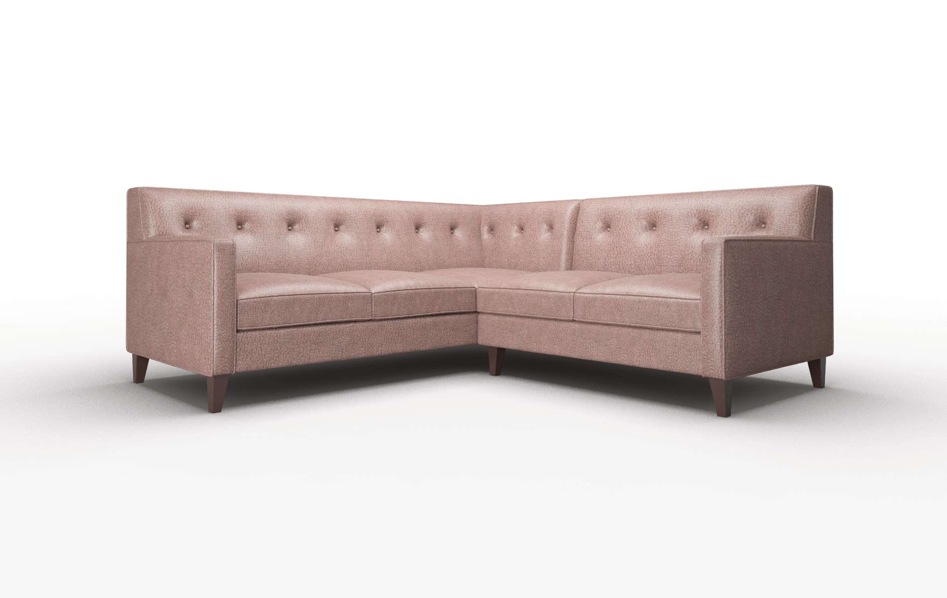 Harper Royale Mocha Sectional espresso legs 1