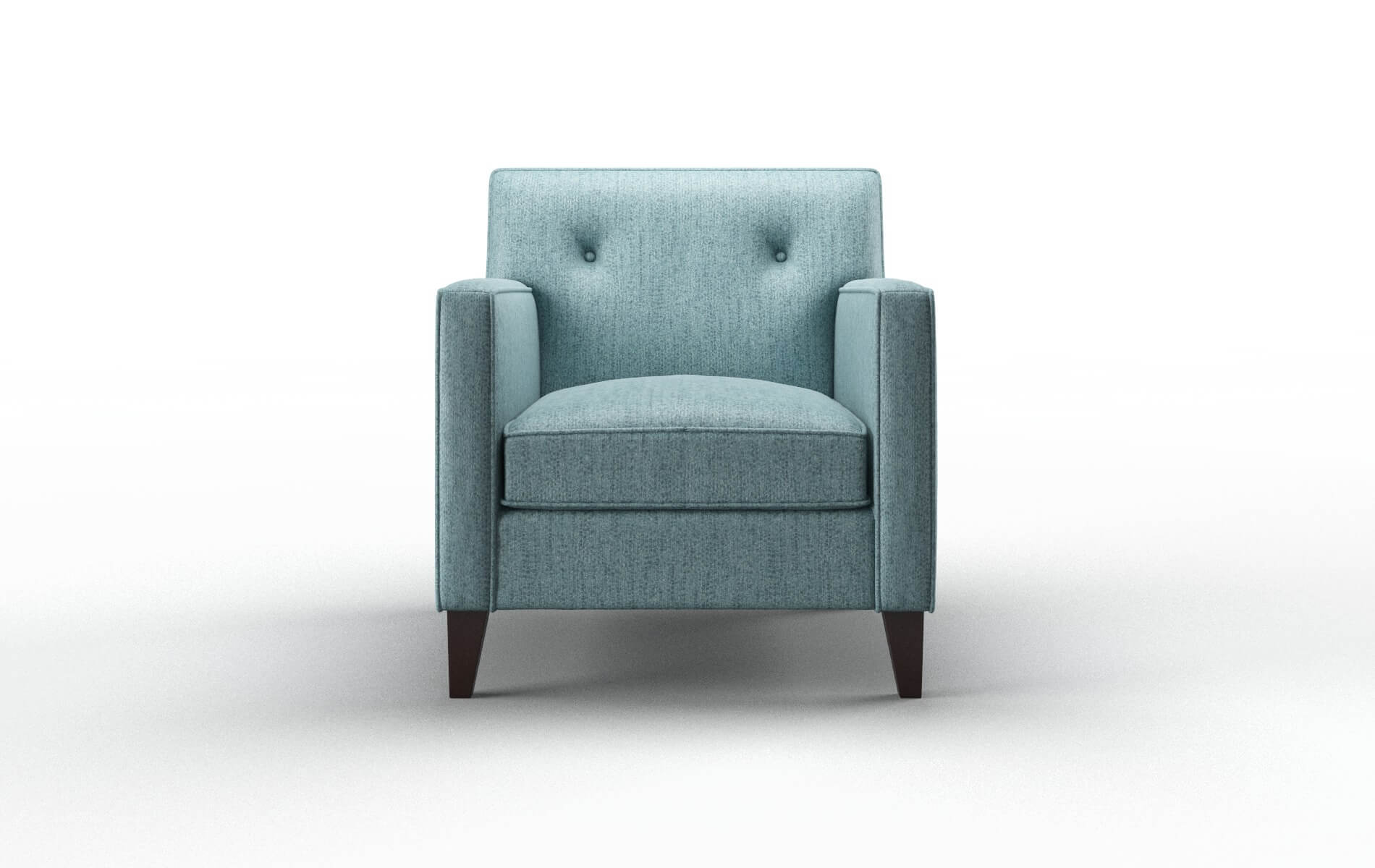 Harper Sasha Teal Chair espresso legs 1