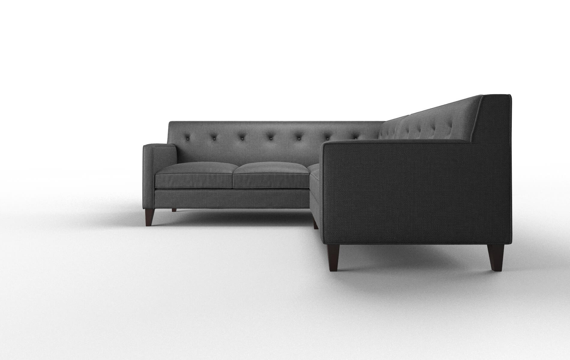 Harper Sosoftness 54 Sectional espresso legs 5