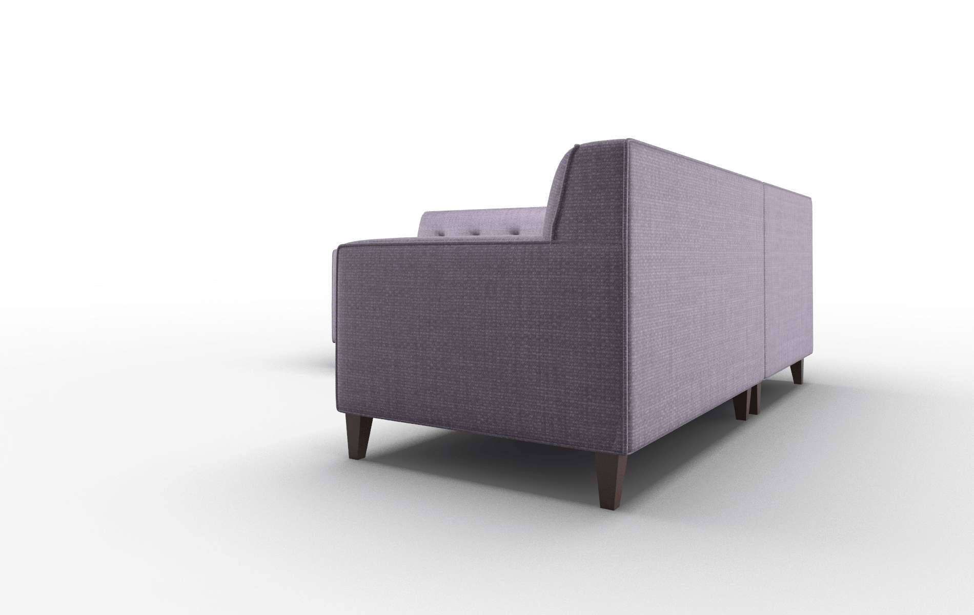 Harper Tess Blackberry Sectional espresso legs 4