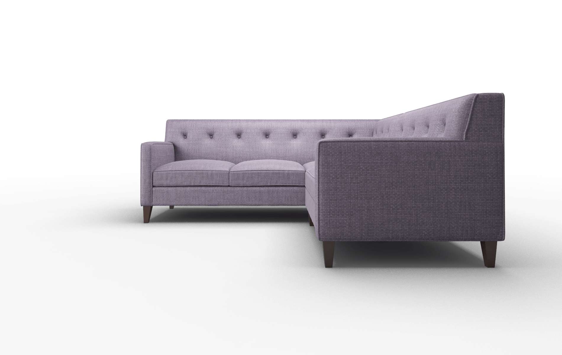 Harper Tess Blackberry Sectional espresso legs 5