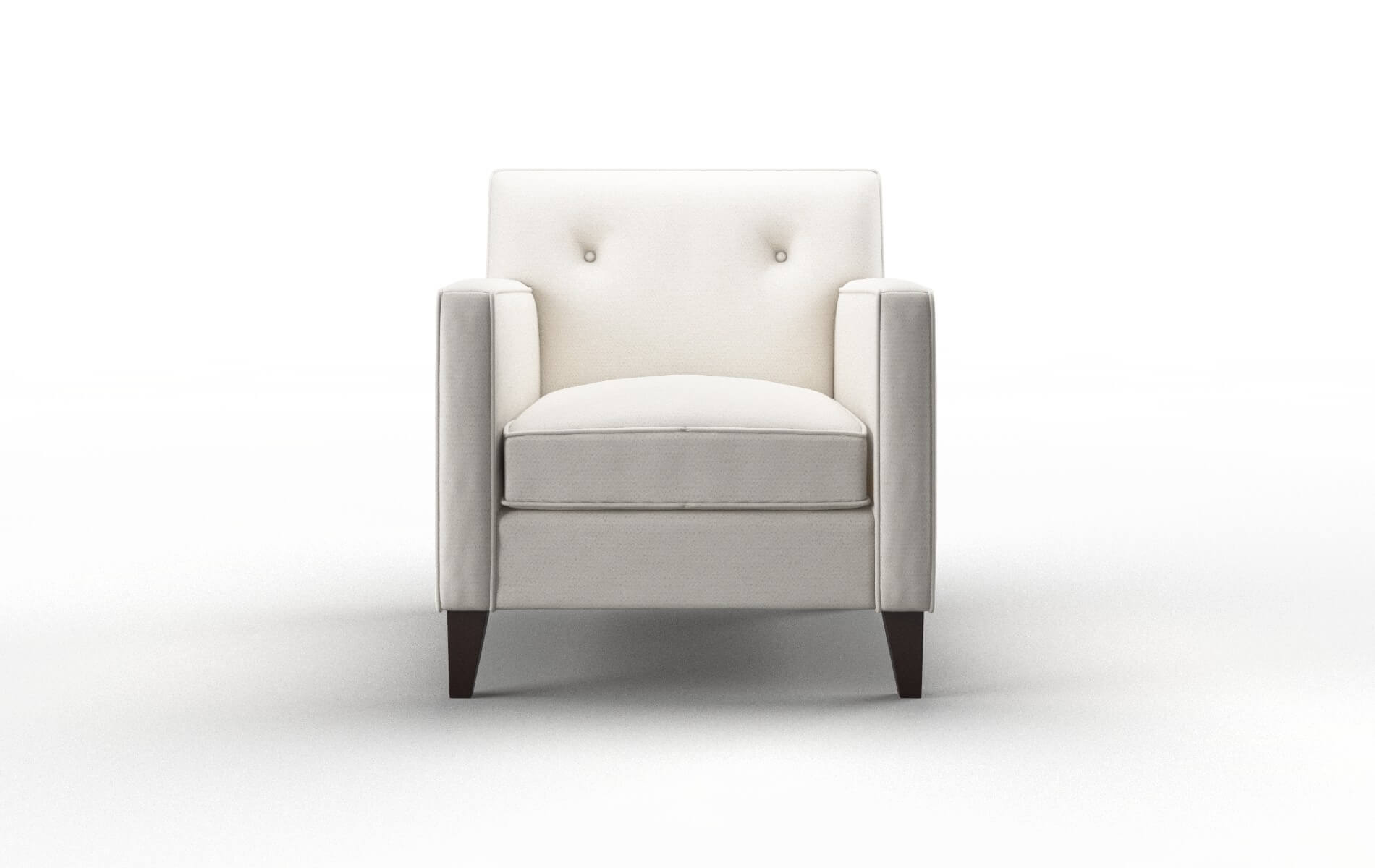 Harper Venice Eggshell Chair espresso legs 1