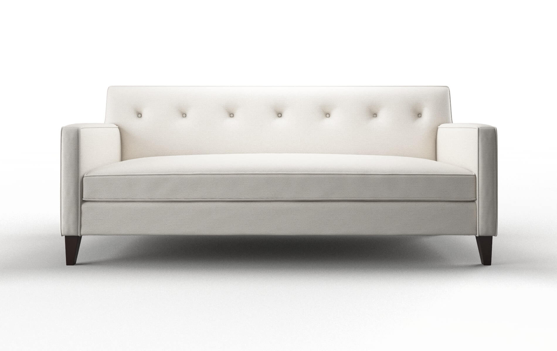 Harper Venice Eggshell Sofa espresso legs 1