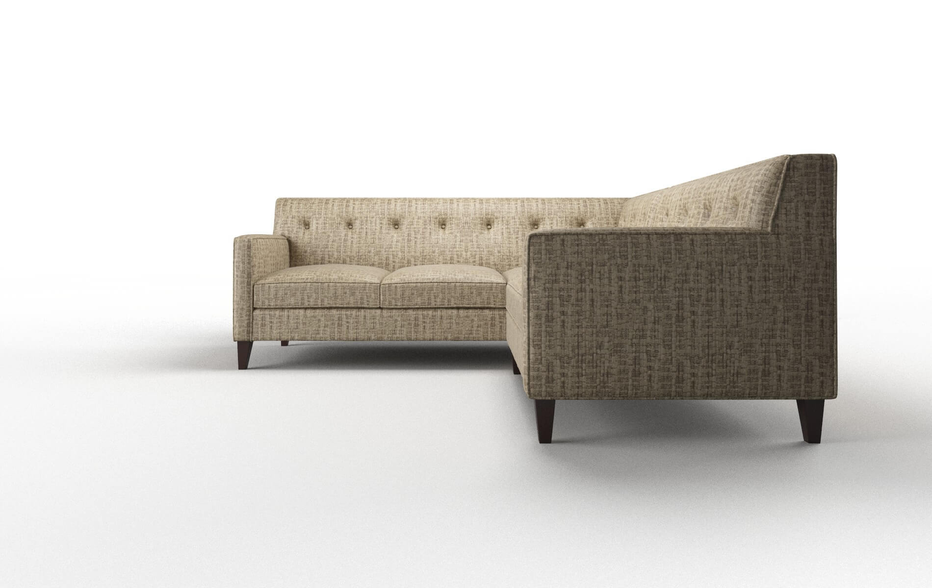 Harper Venus Mocha Sectional espresso legs 5