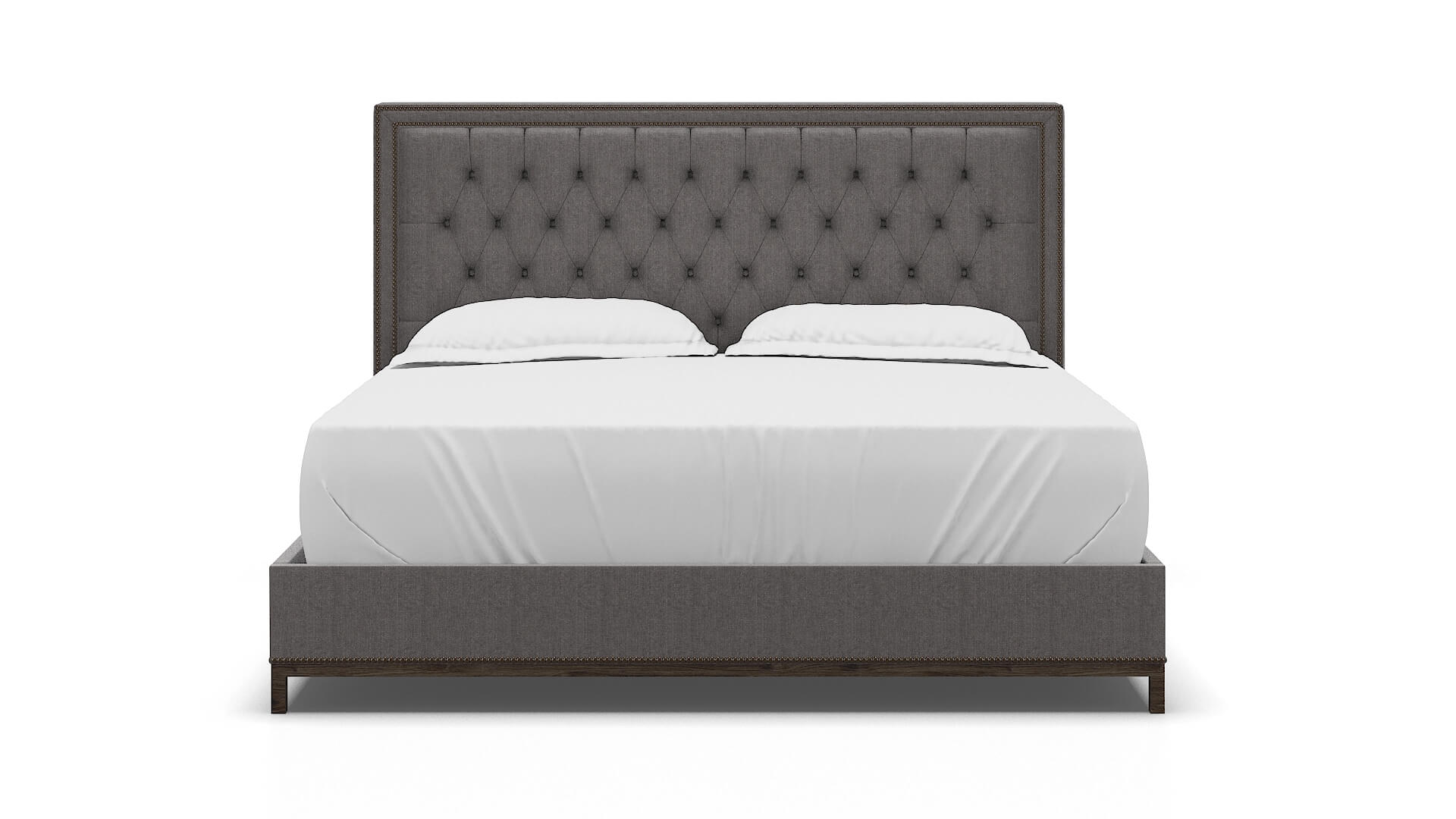 Heidi Atlas_plz Silver Bed King espresso legs 1