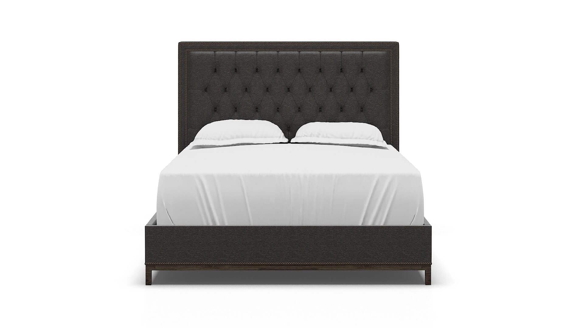 Heidi Avenger Denim Bed espresso legs 1