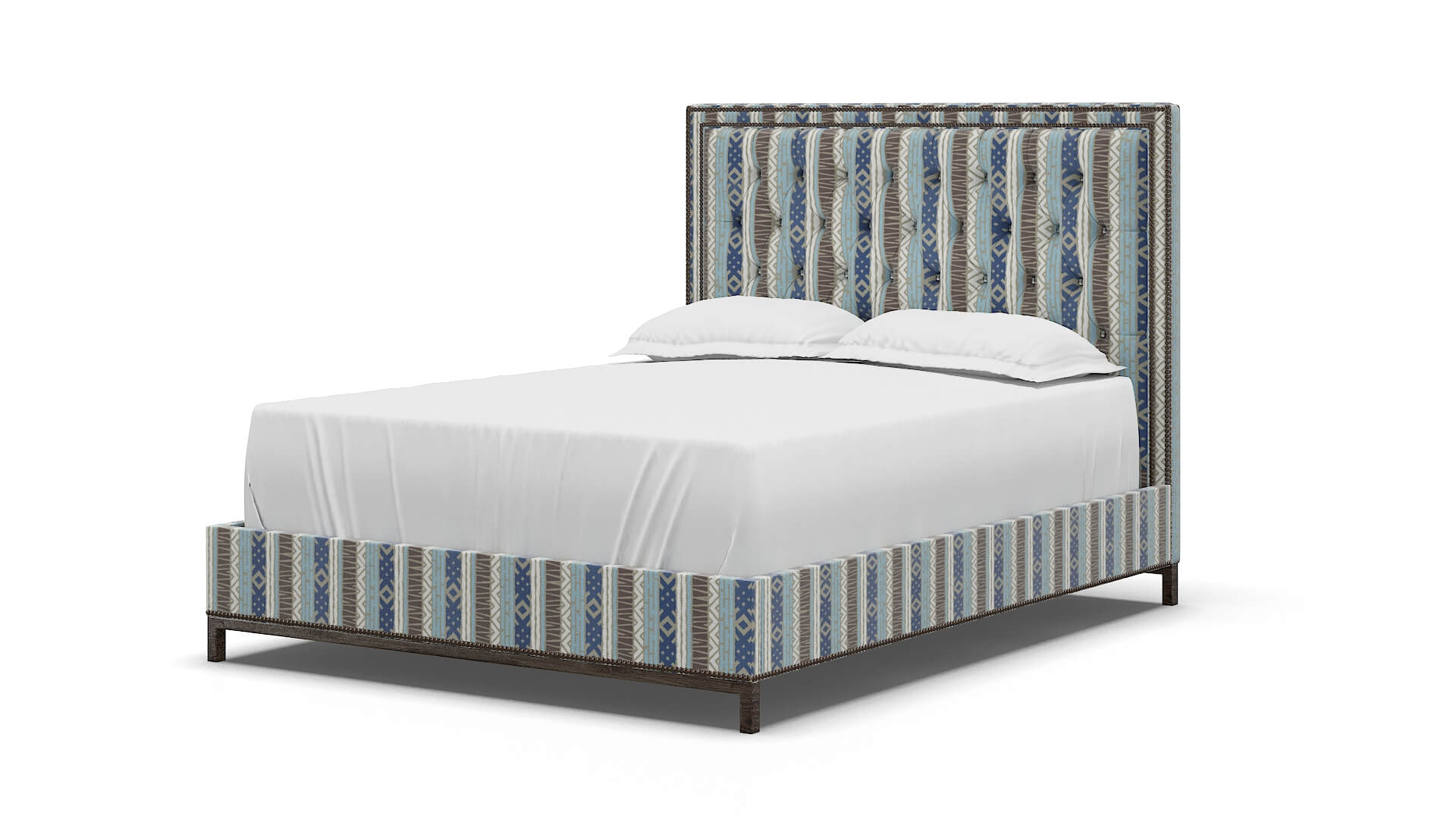 Heidi Bodhi Indigo Bed espresso legs 5