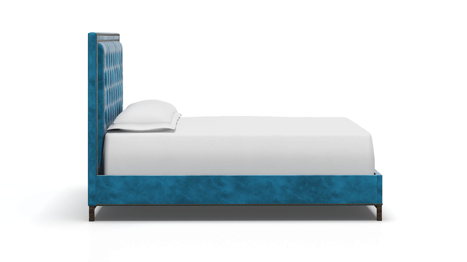Heidi Buzz Teal Bed espresso legs 3