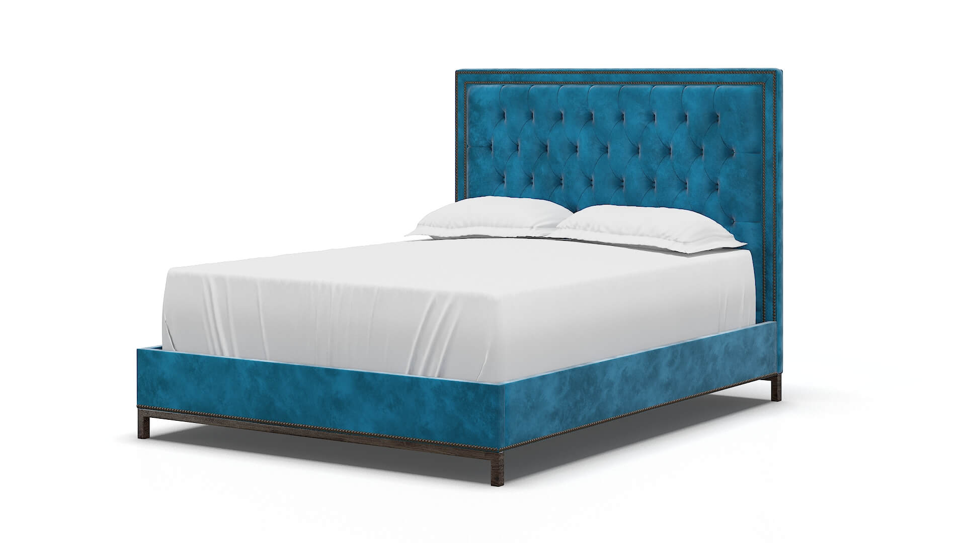 Heidi Buzz Teal Bed espresso legs 5