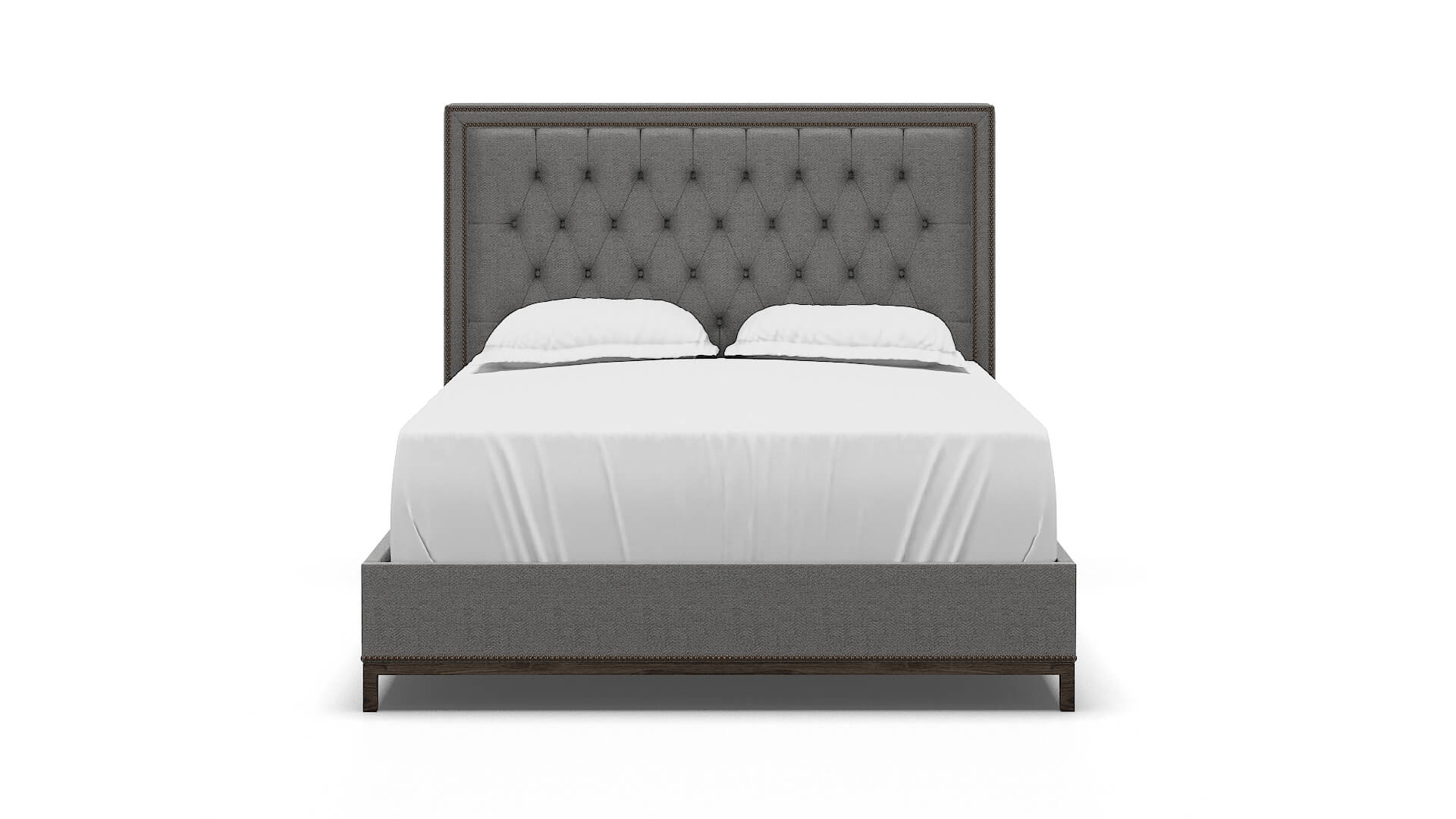 Heidi Catalina Steel Bed espresso legs 1