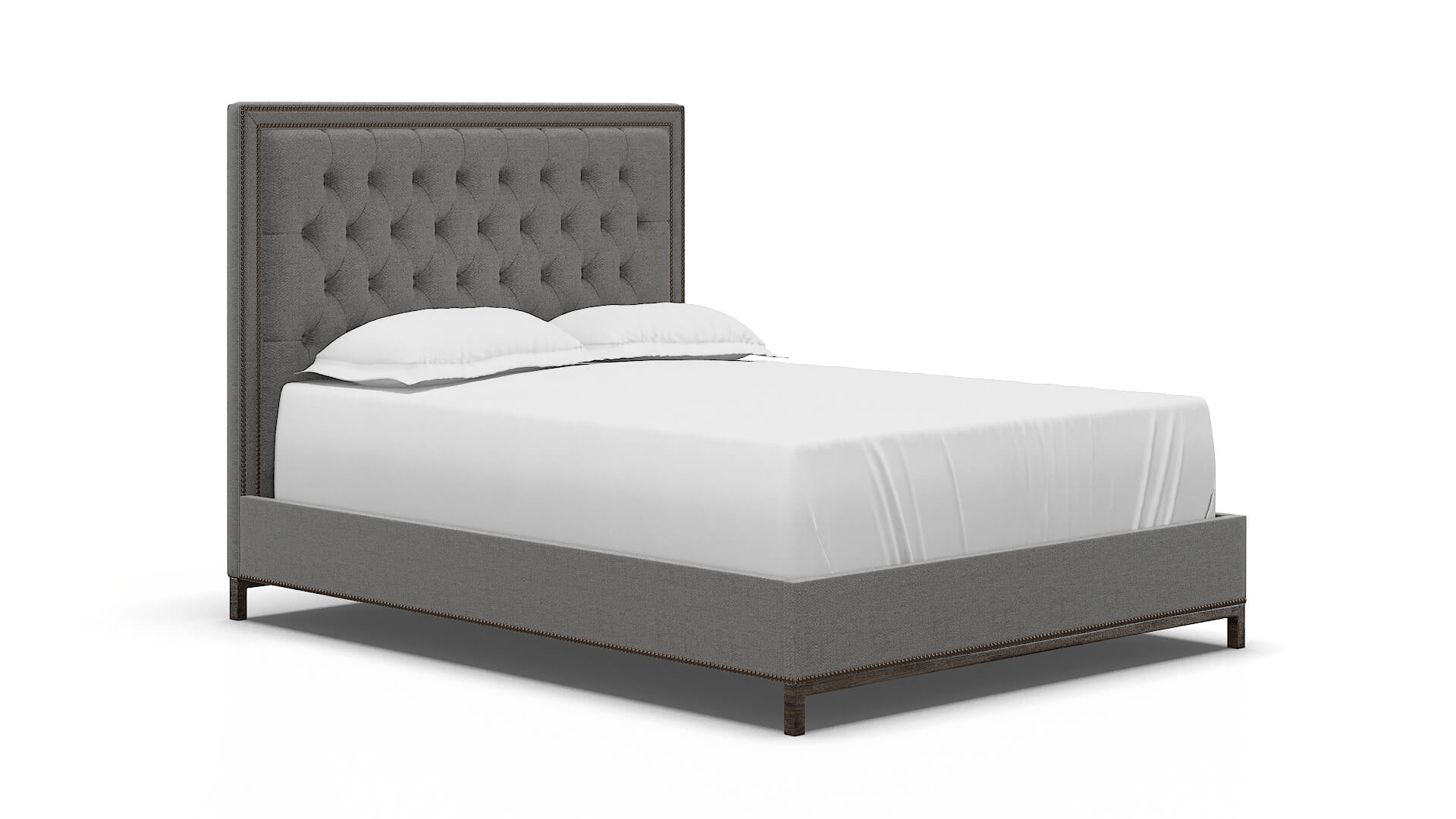 Heidi Catalina Steel Bed espresso legs 2