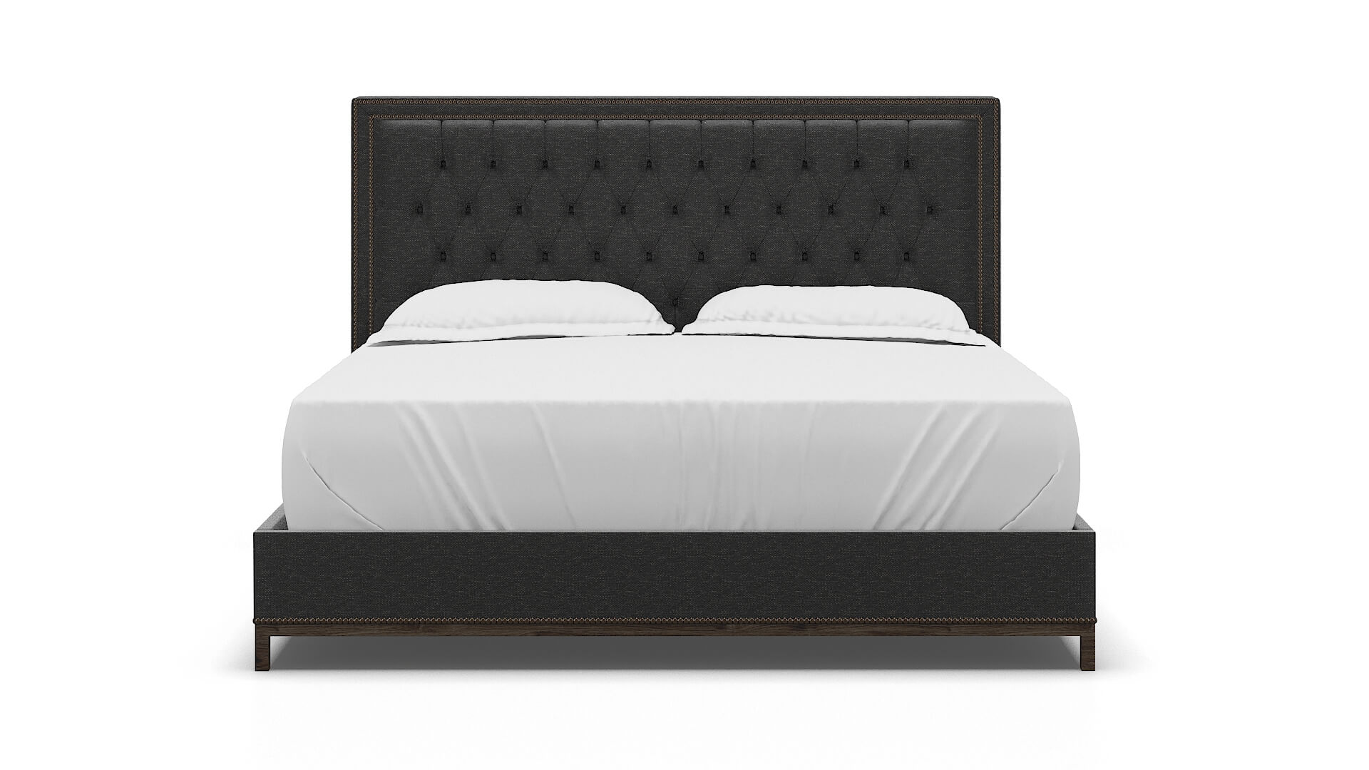 Heidi Chance Denim Bed King espresso legs 1