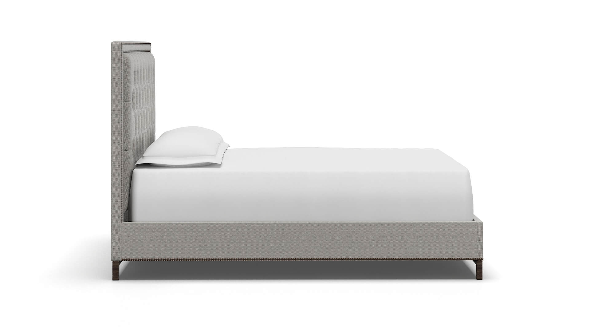 Heidi Derby Grey Bed espresso legs 3