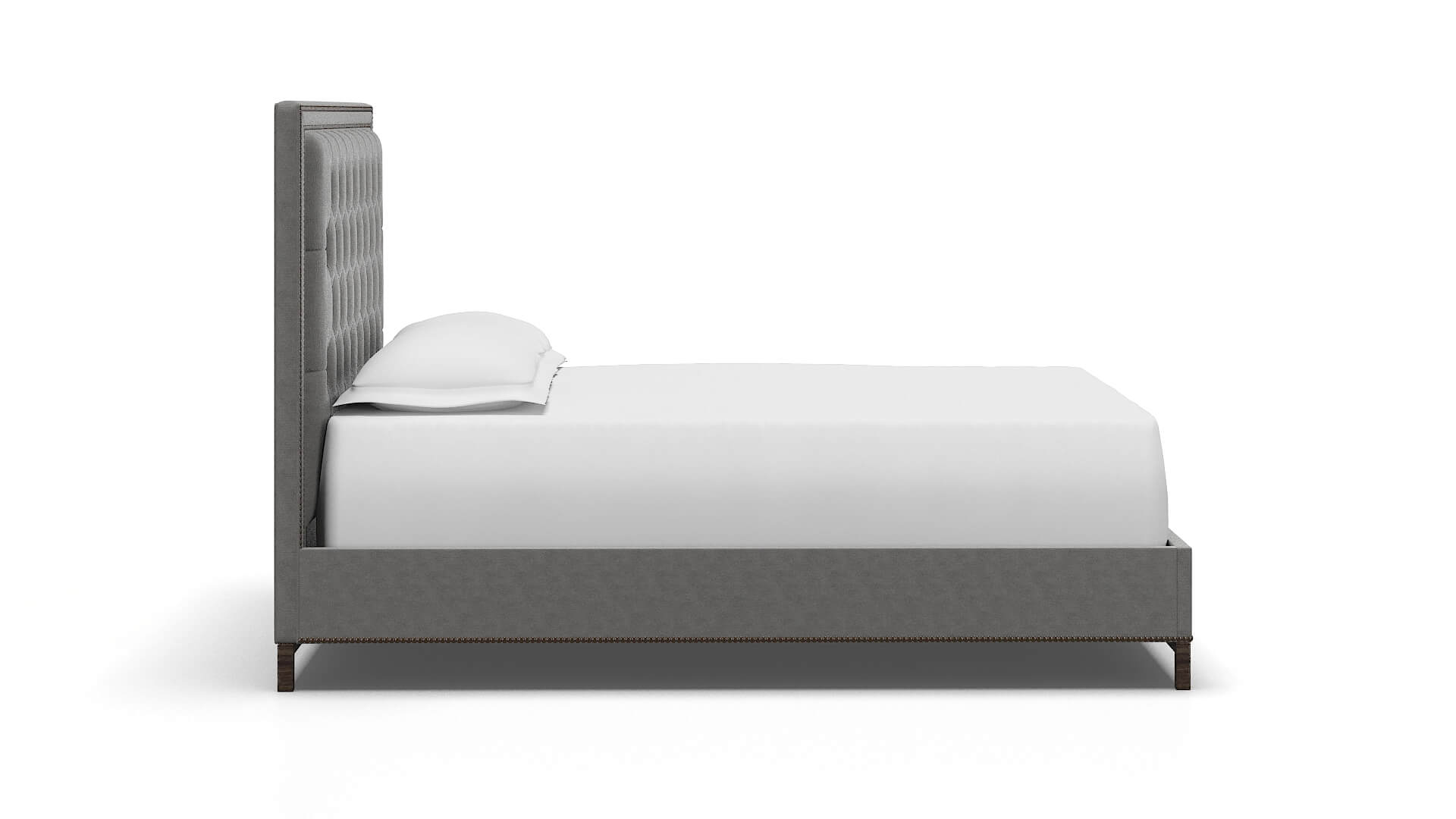 Heidi Dream_d Charcoal Bed espresso legs 3