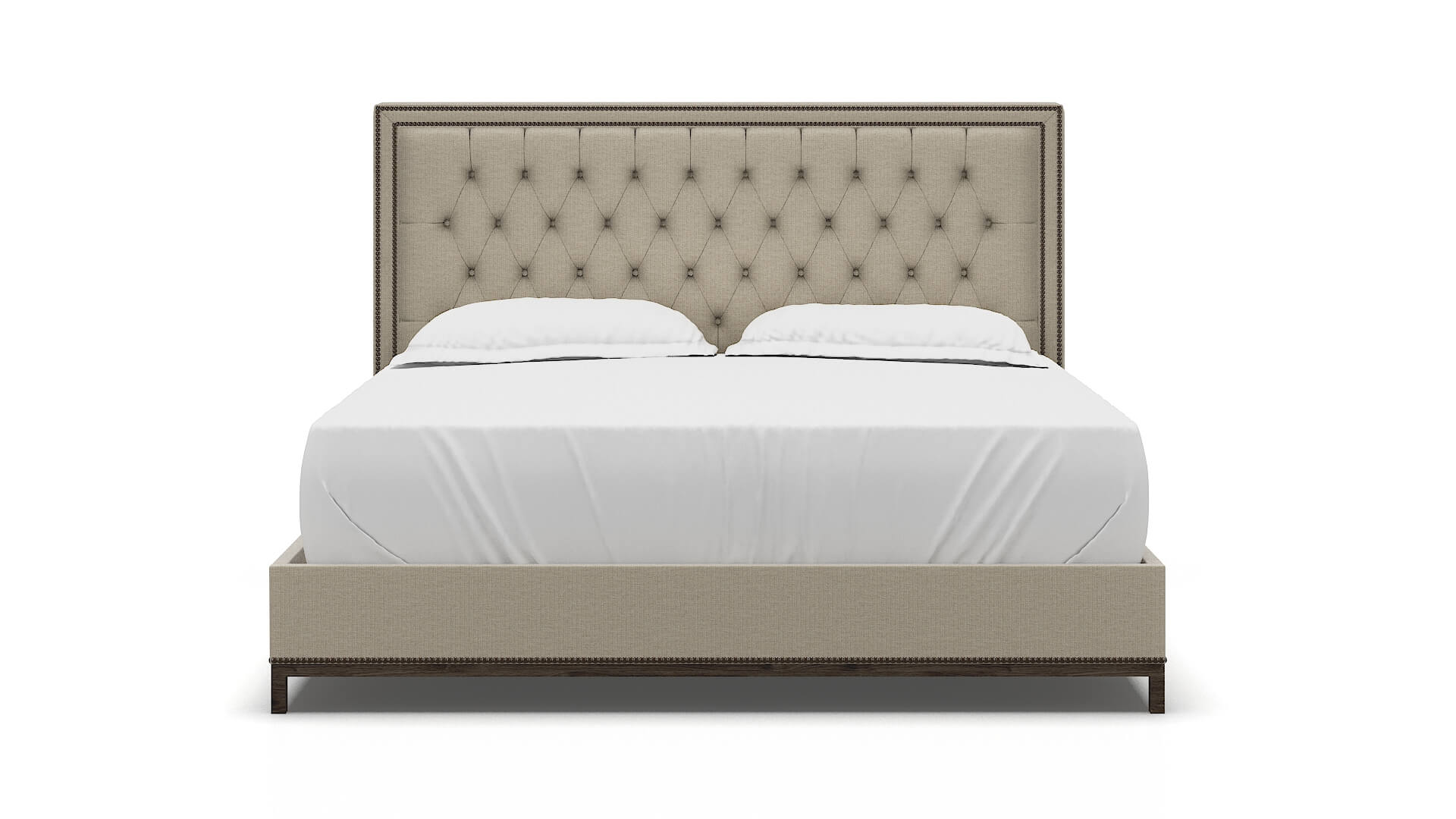 Heidi Insight Barley Bed King espresso legs 1