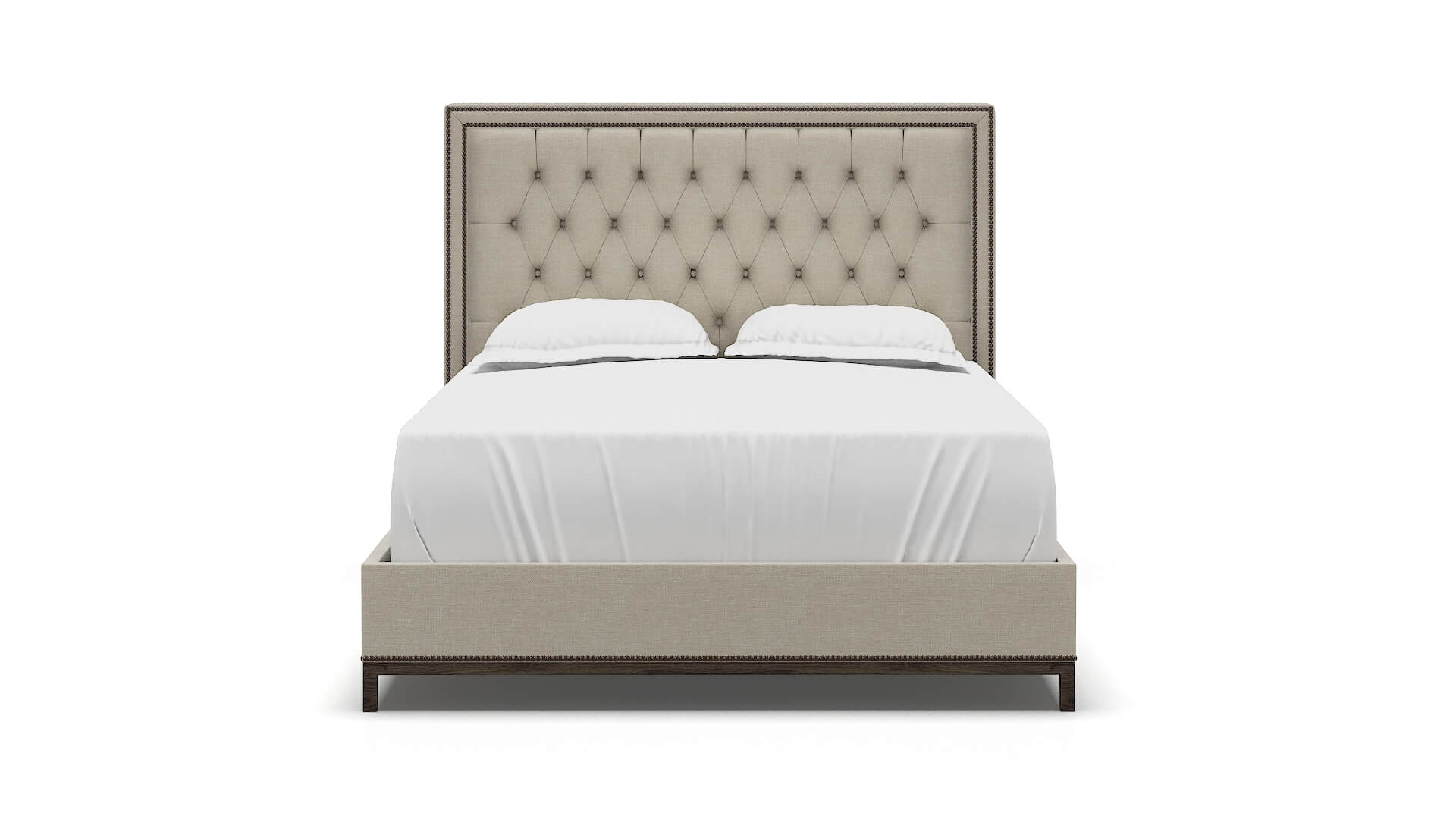Heidi Keylargo Almond Bed espresso legs 1